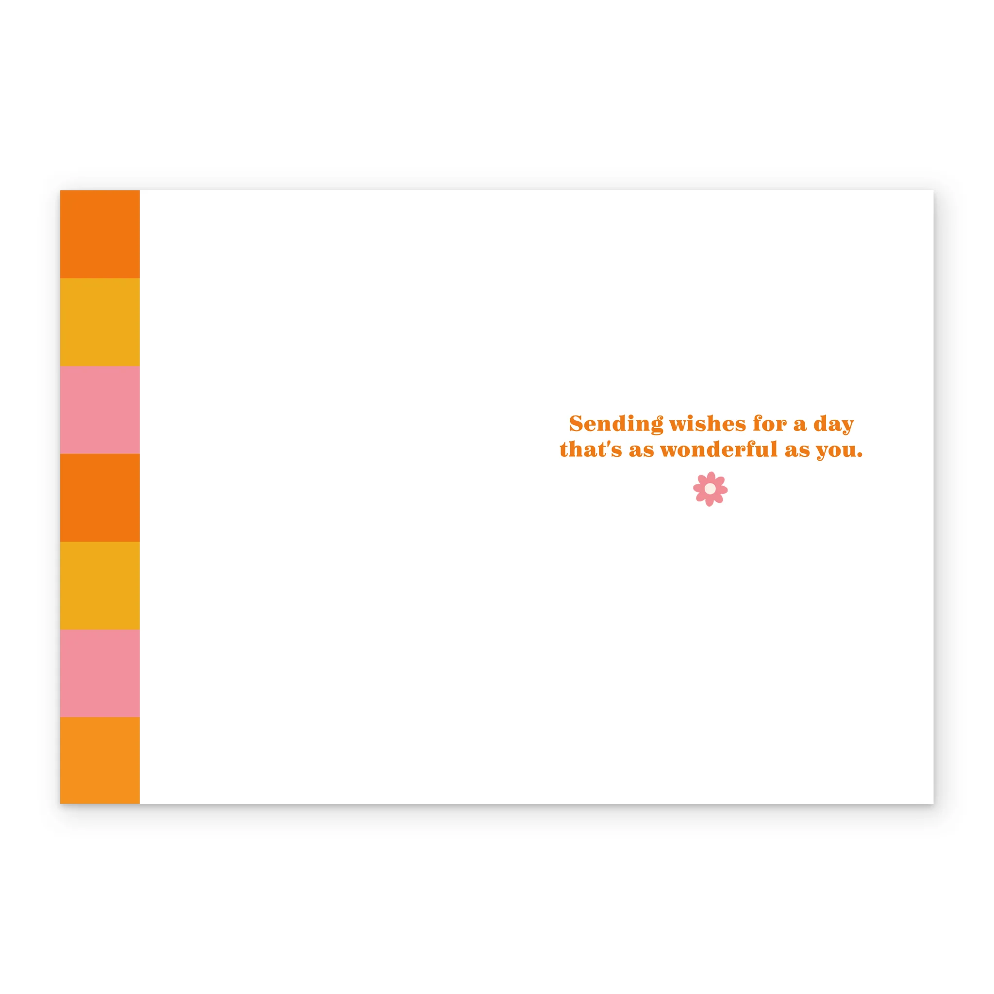 Personalised Multiple Photo Upload Colourful Flowers Greeting Card - Image 3