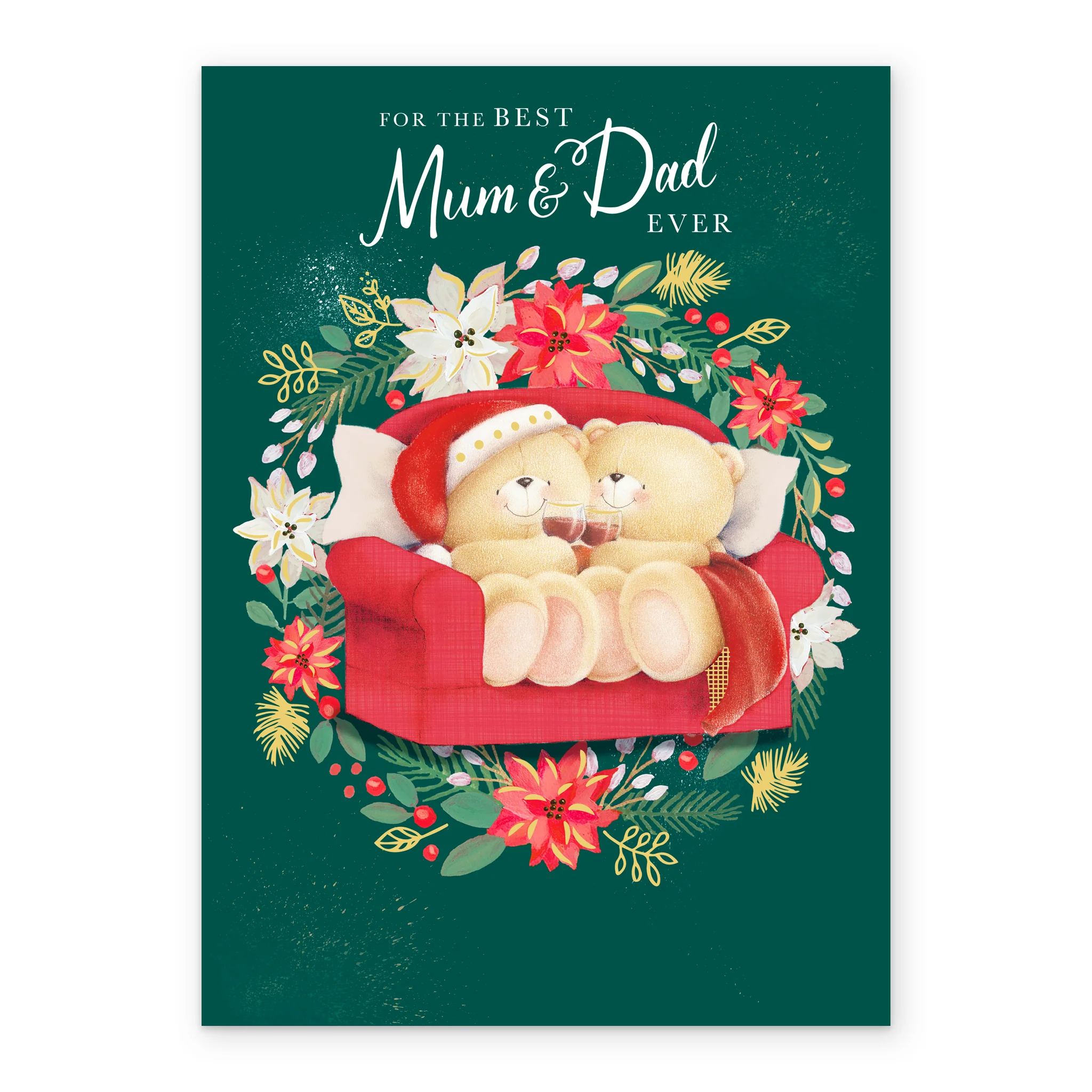 Personalised Mum & Dad Forever Friends Christmas Card - Image 2