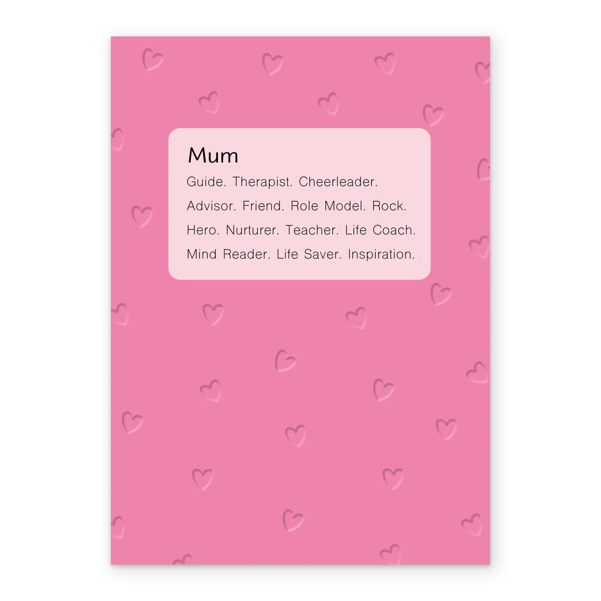 Personalised Mum Definition Mother's Day Card For Mum - Image 2