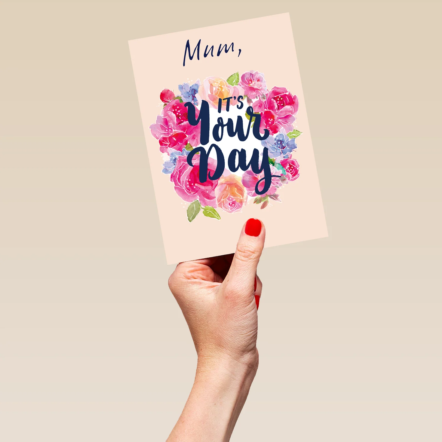 Personalised Mum Its Your Day Mother's Day Card - Image 5