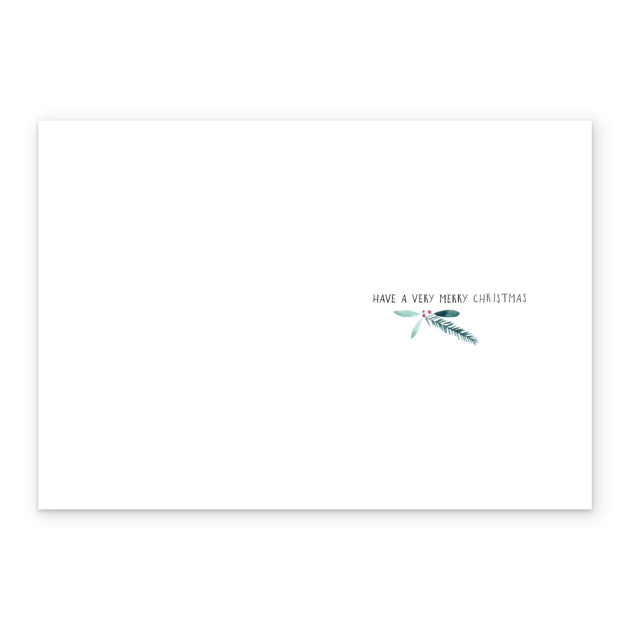 Personalised Mum Tree And Snowglobe Contemporary Christmas Card - Image 3