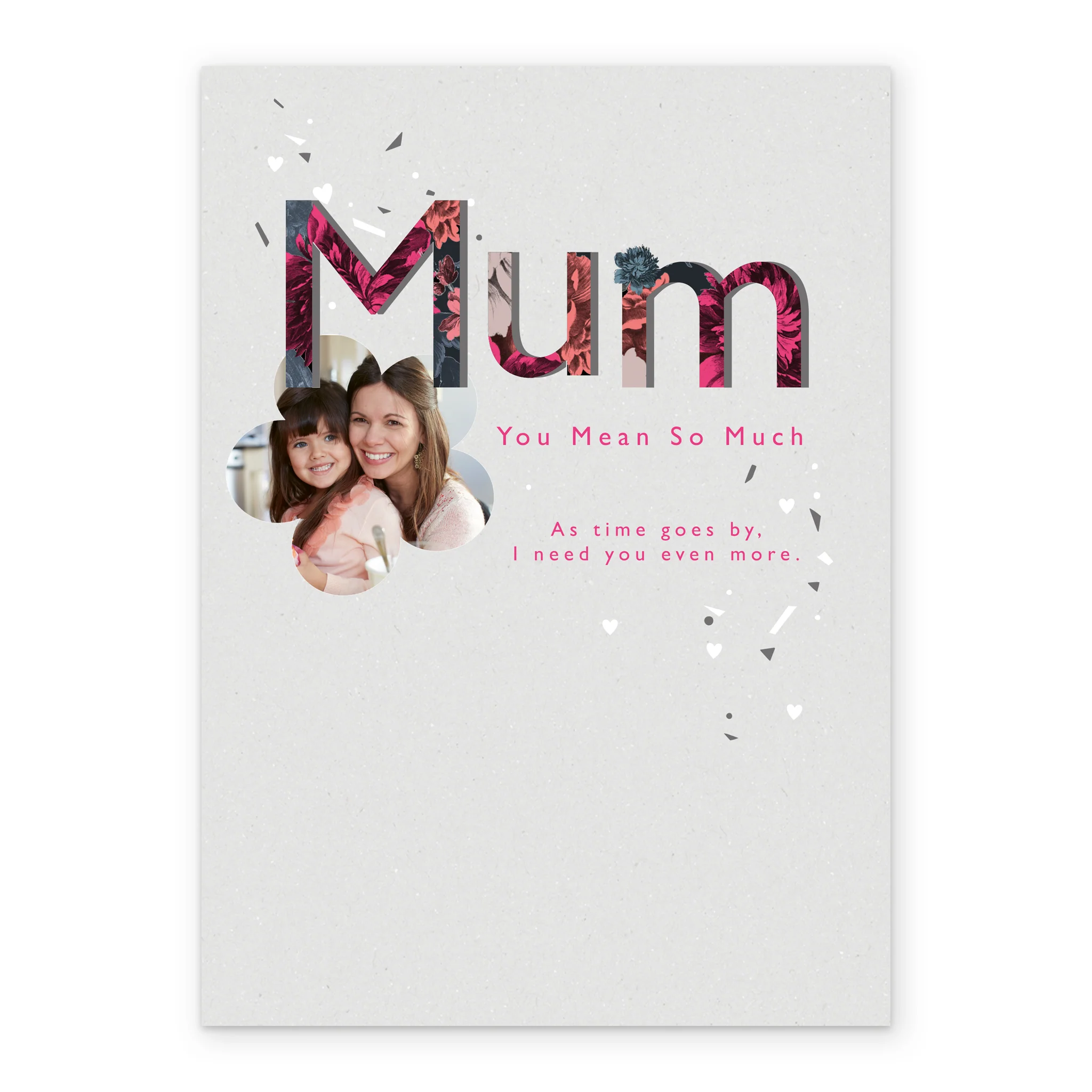 Personalised Mum You Mean So Much Mother's Day Photo Upload Card - Image 2