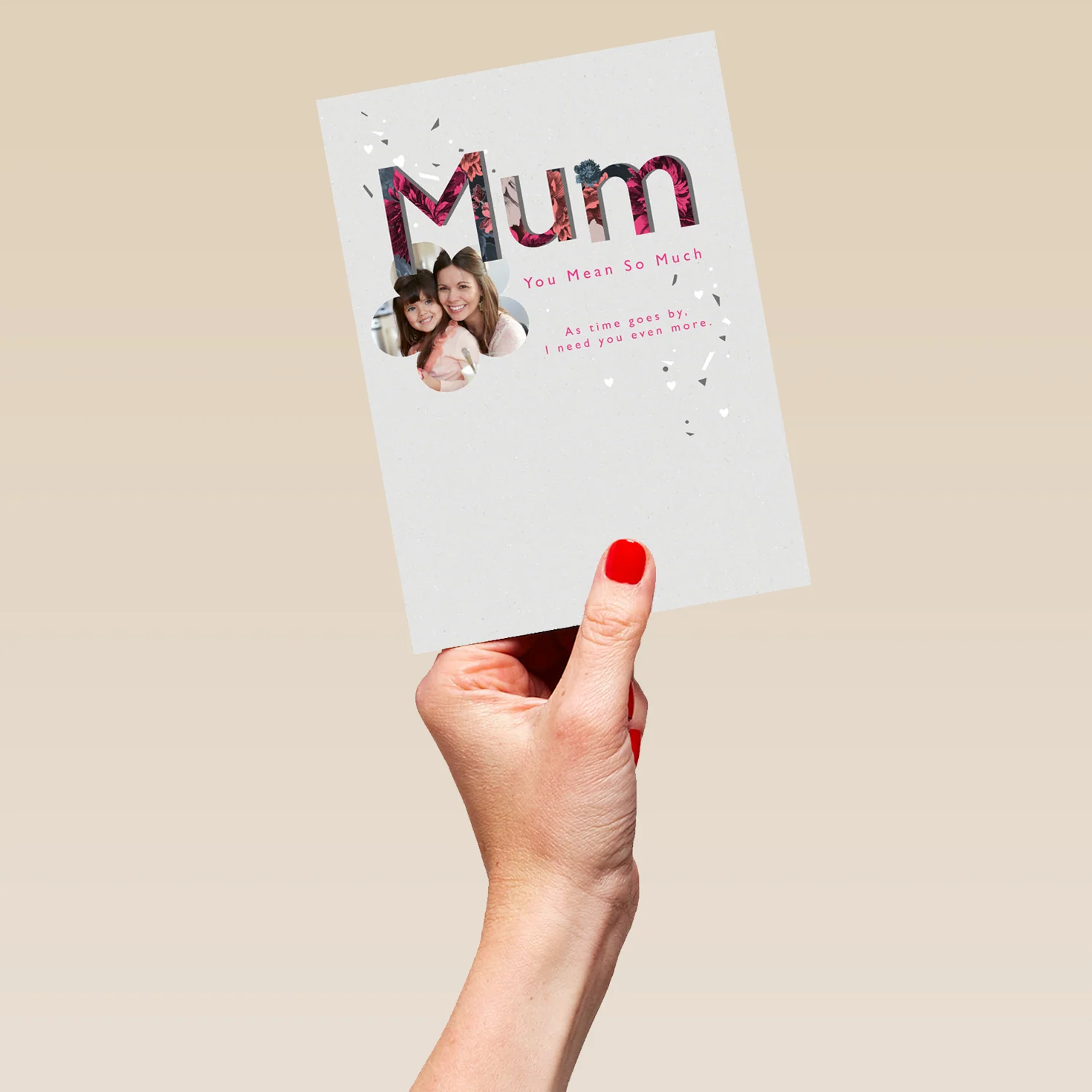 Personalised Mum You Mean So Much Mother's Day Photo Upload Card - Image 5
