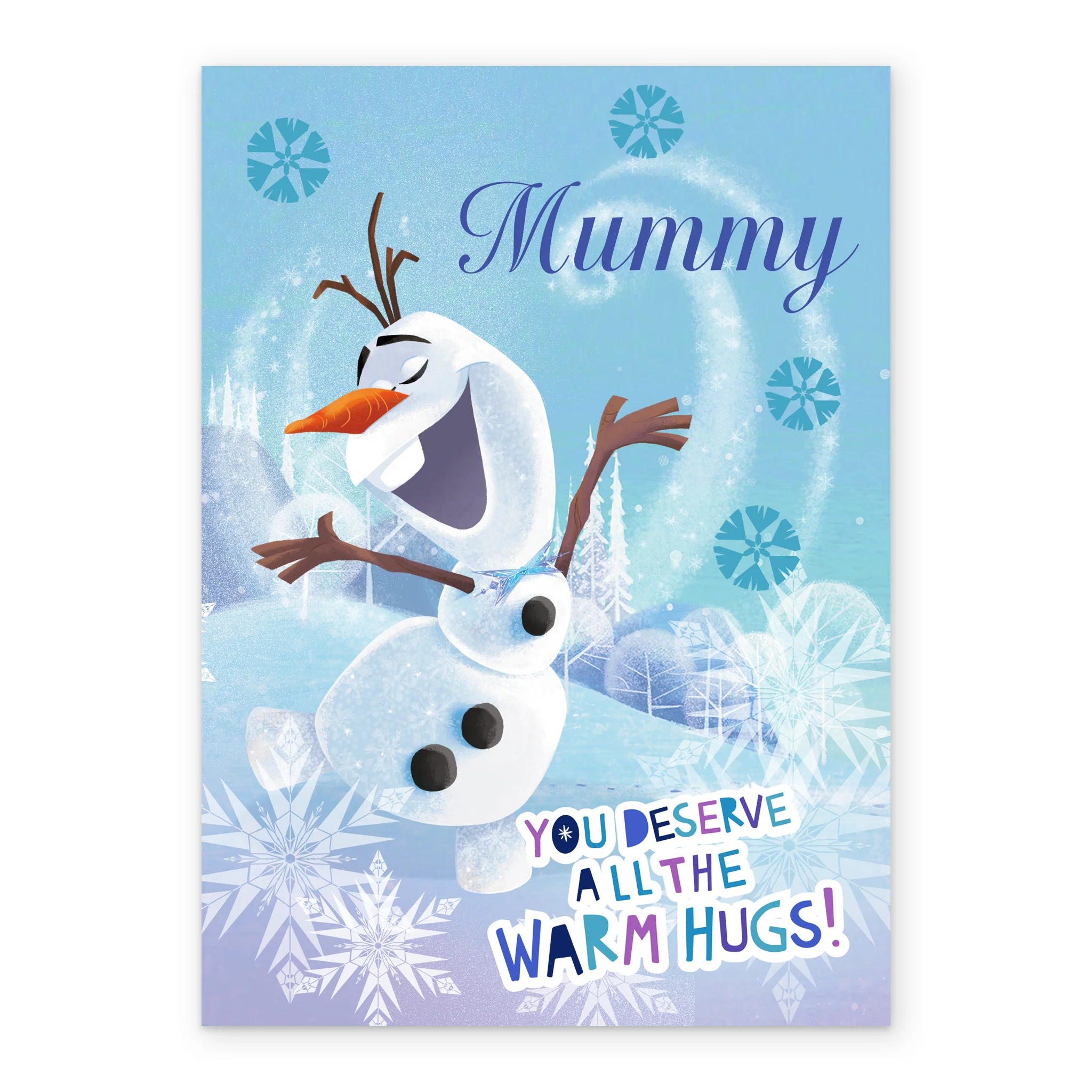 Personalised Mummy Disney Frozen Christmas Card - Image 2