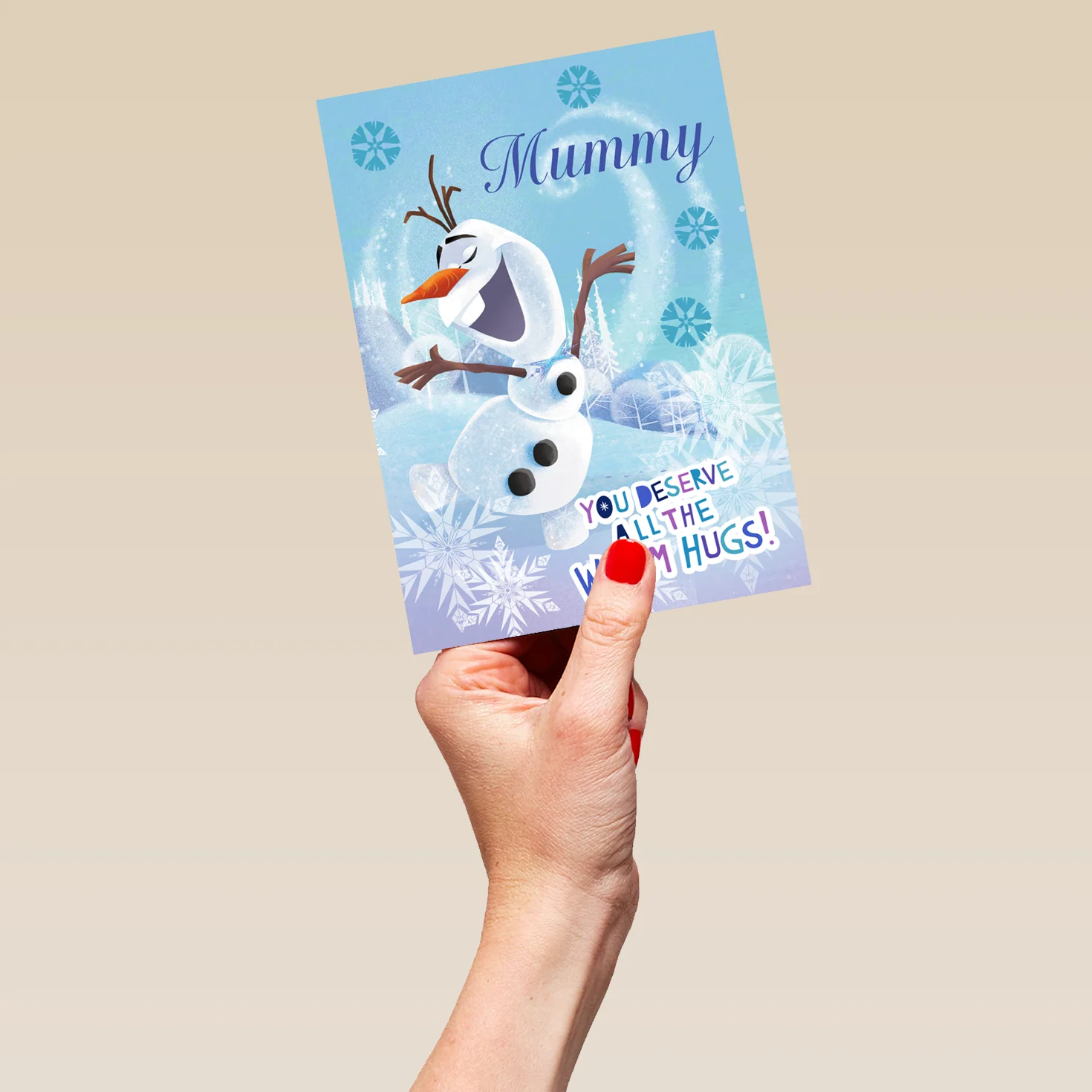 Personalised Mummy Disney Frozen Christmas Card - Image 5