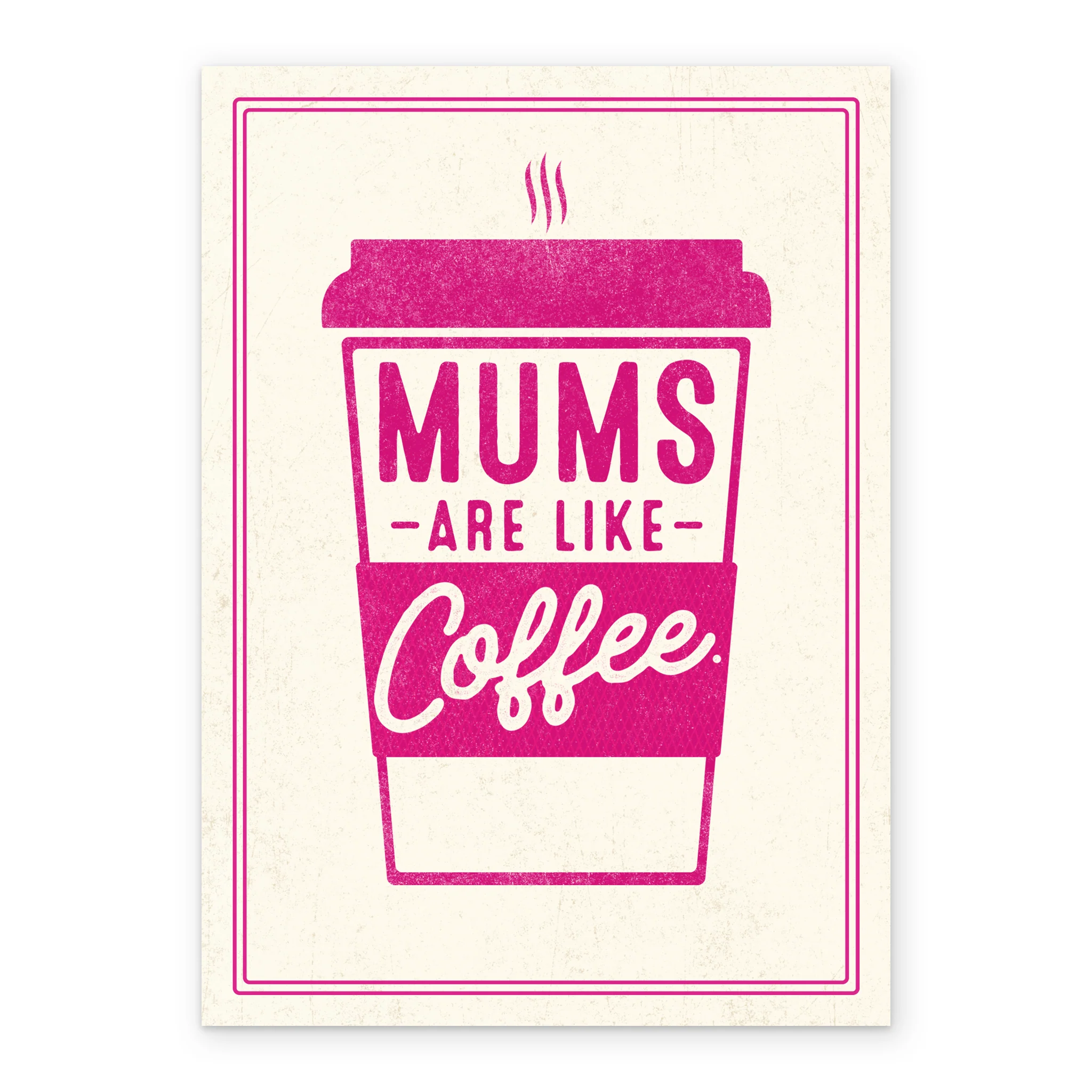 Personalised 'Mum's Coffee' Mother's Day Card for Mum - Image 2
