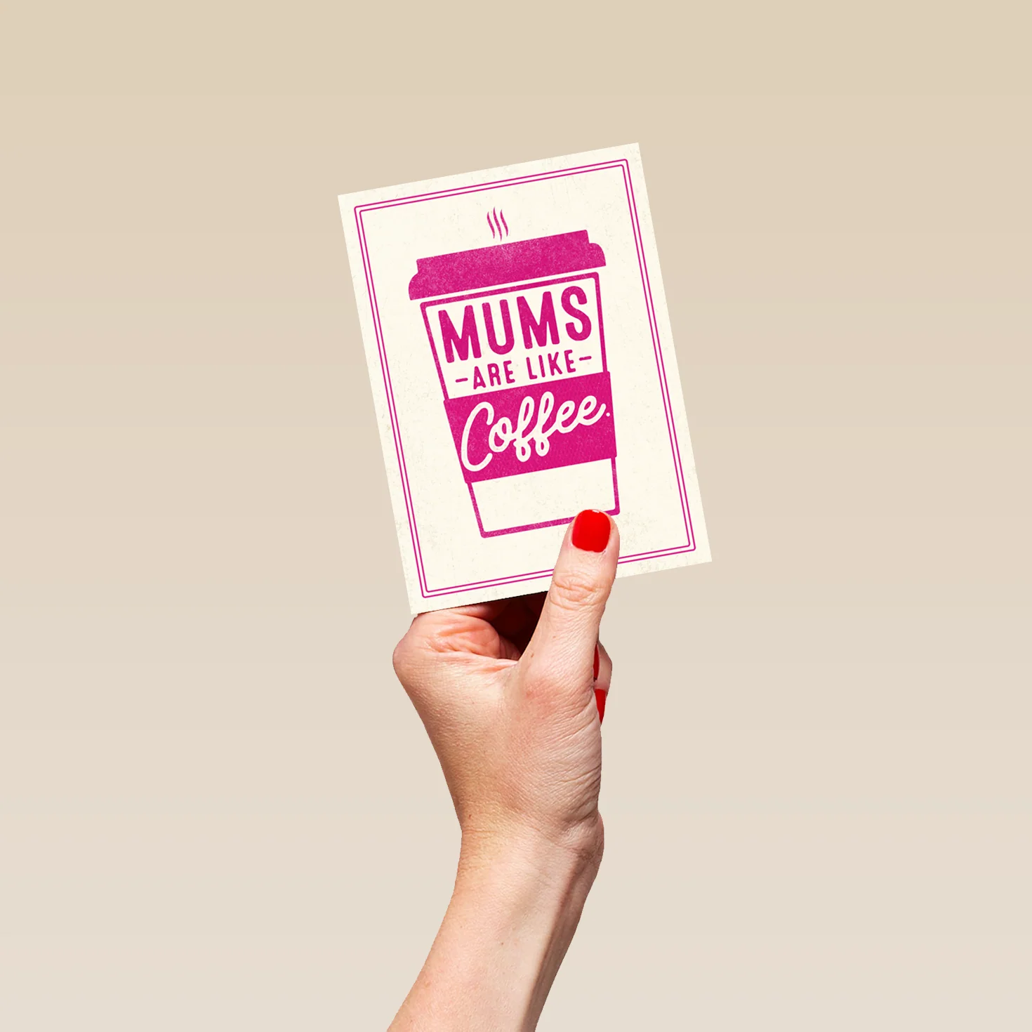 Personalised 'Mum's Coffee' Mother's Day Card for Mum - Image 4