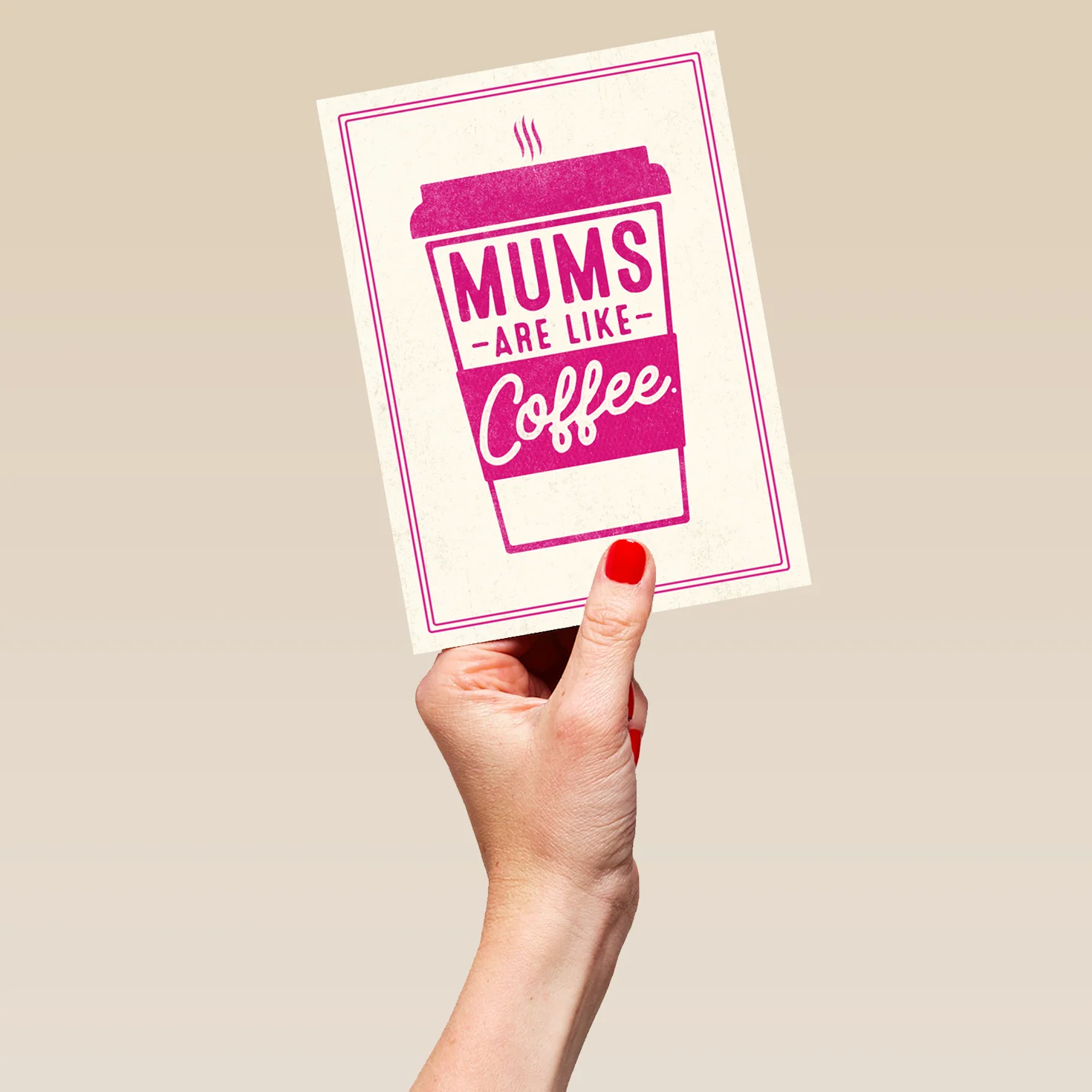 Personalised 'Mum's Coffee' Mother's Day Card for Mum - Image 5