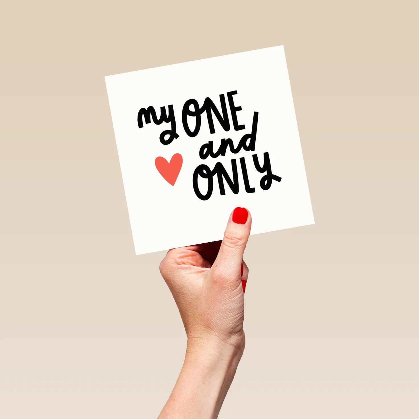 Personalised 'My One and Only' Valentine's Day Card - Image 5