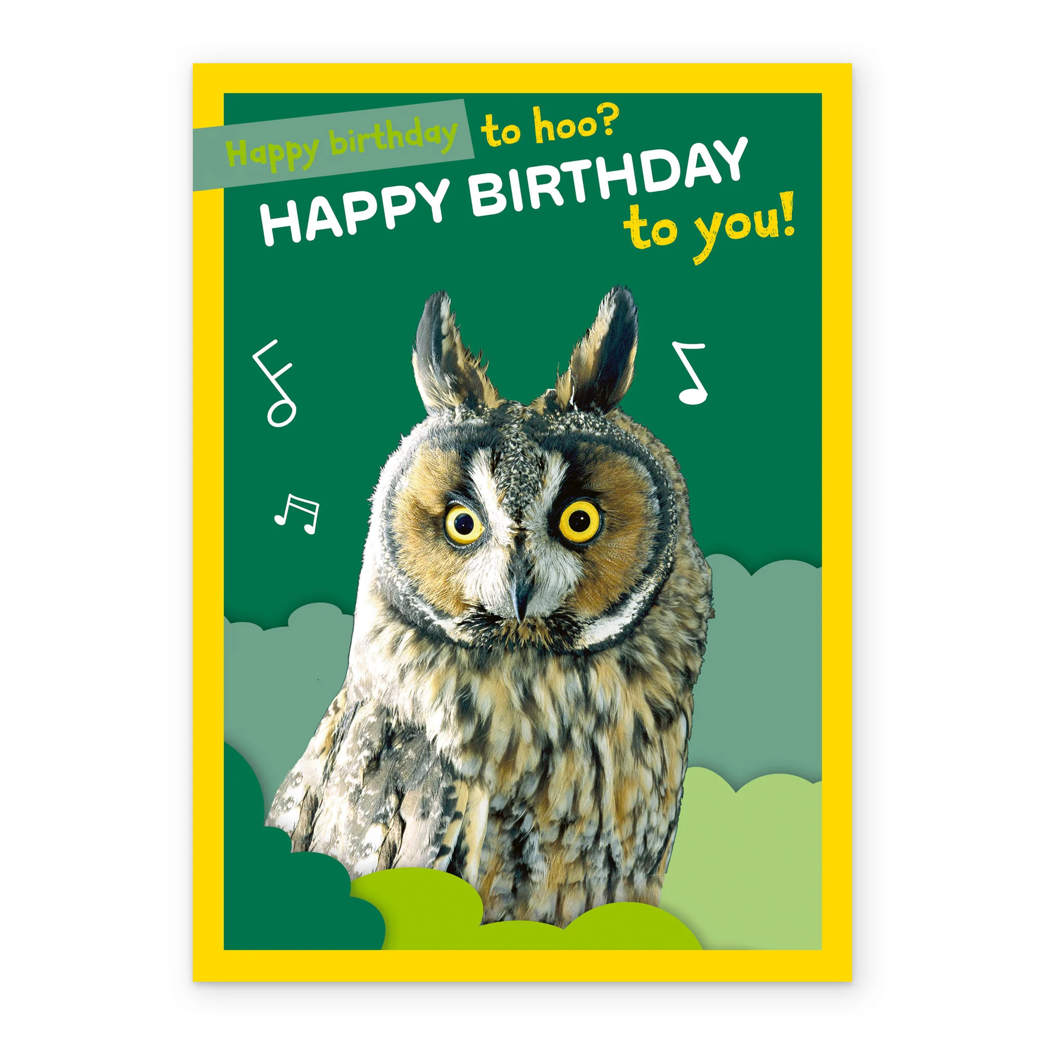 Personalised National Geographic Owl Birthday Card - Image 2