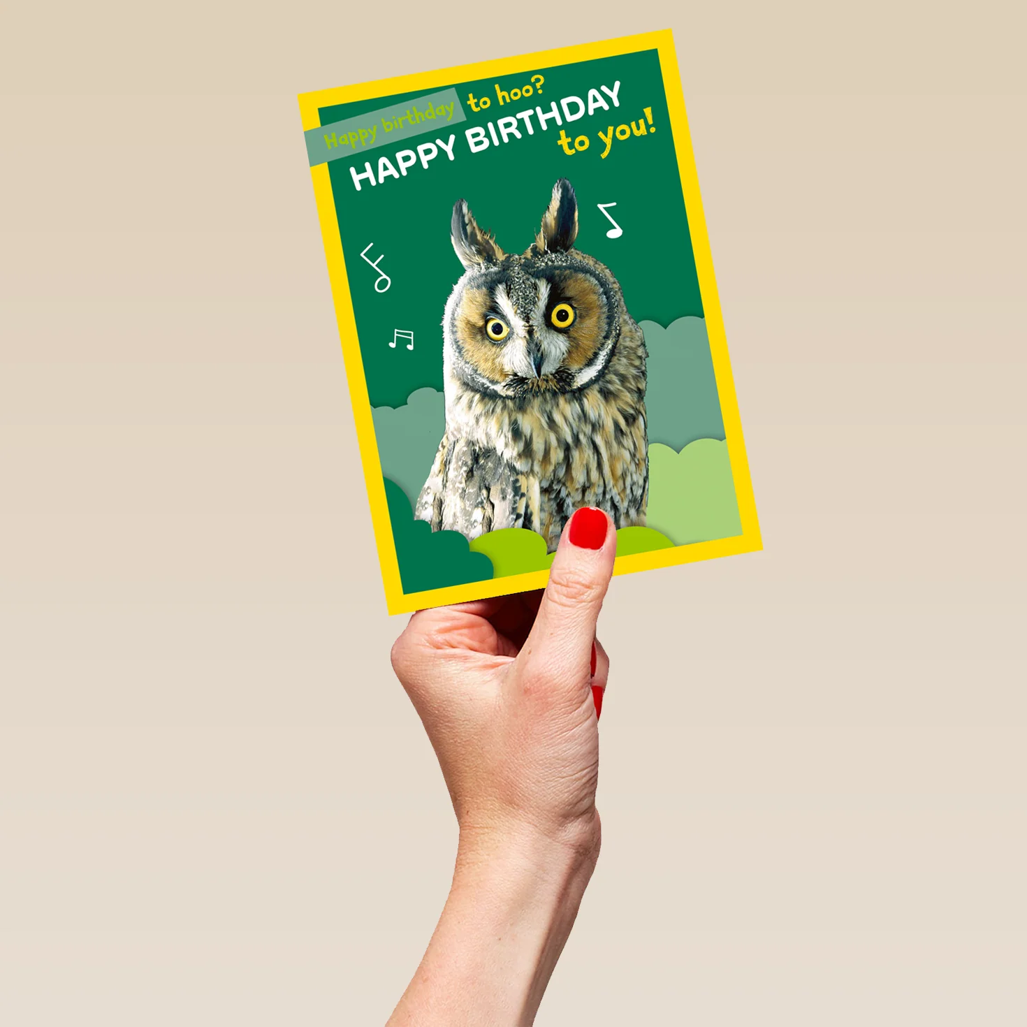Personalised National Geographic Owl Birthday Card - Image 5