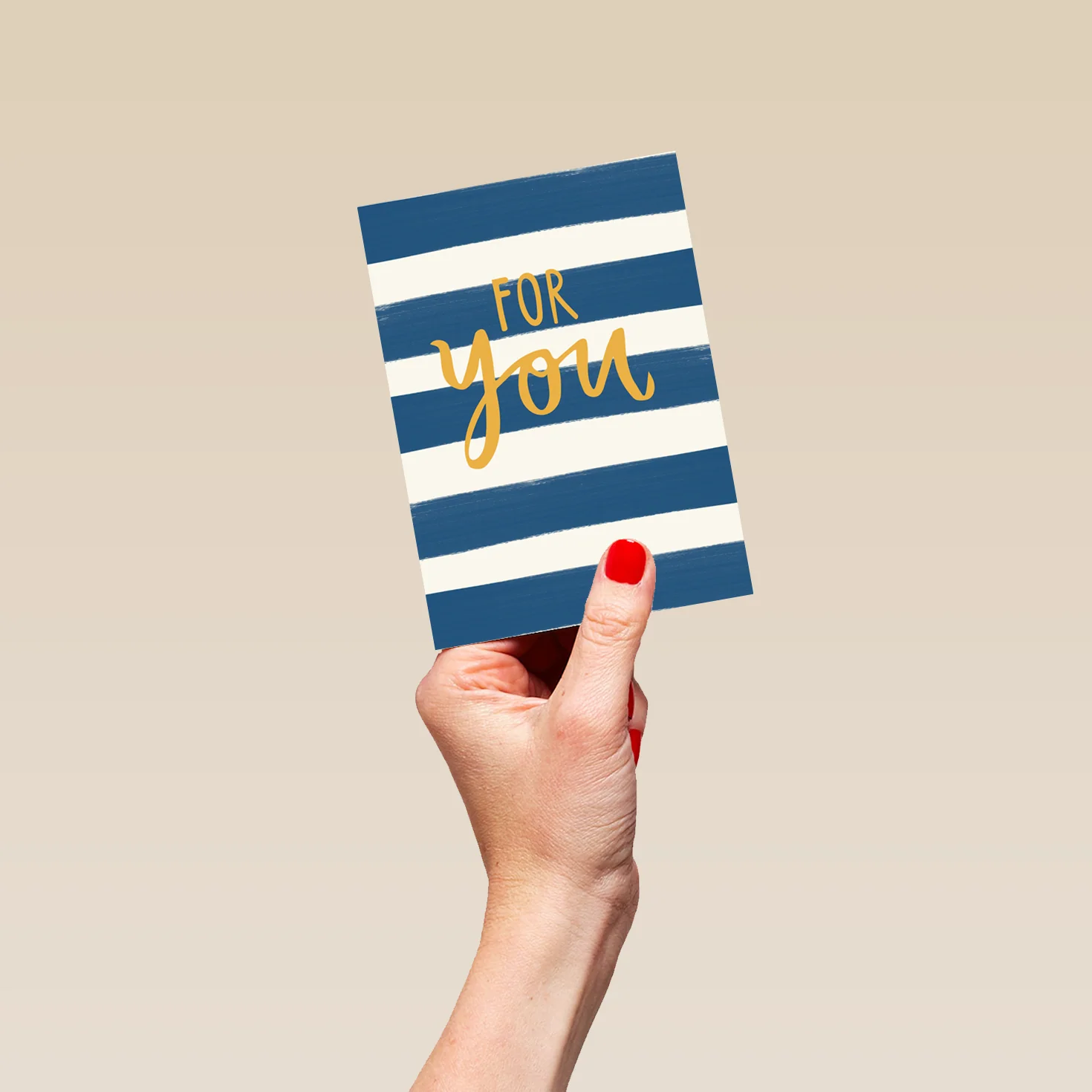 Personalised Nautical Stripes Birthday Card - Image 4