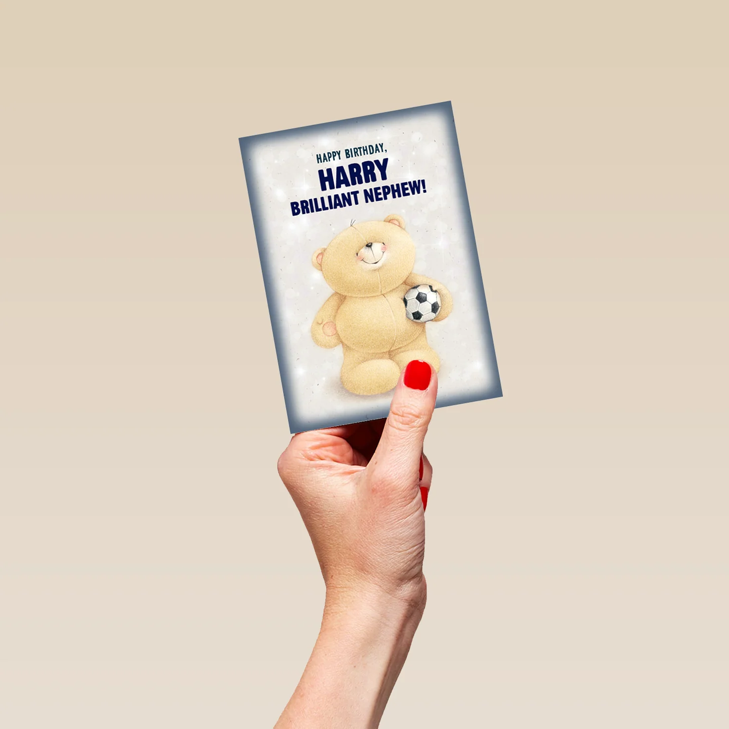 Personalised Nephew Forever Friends Teddy Bears Birthday Card - Image 4