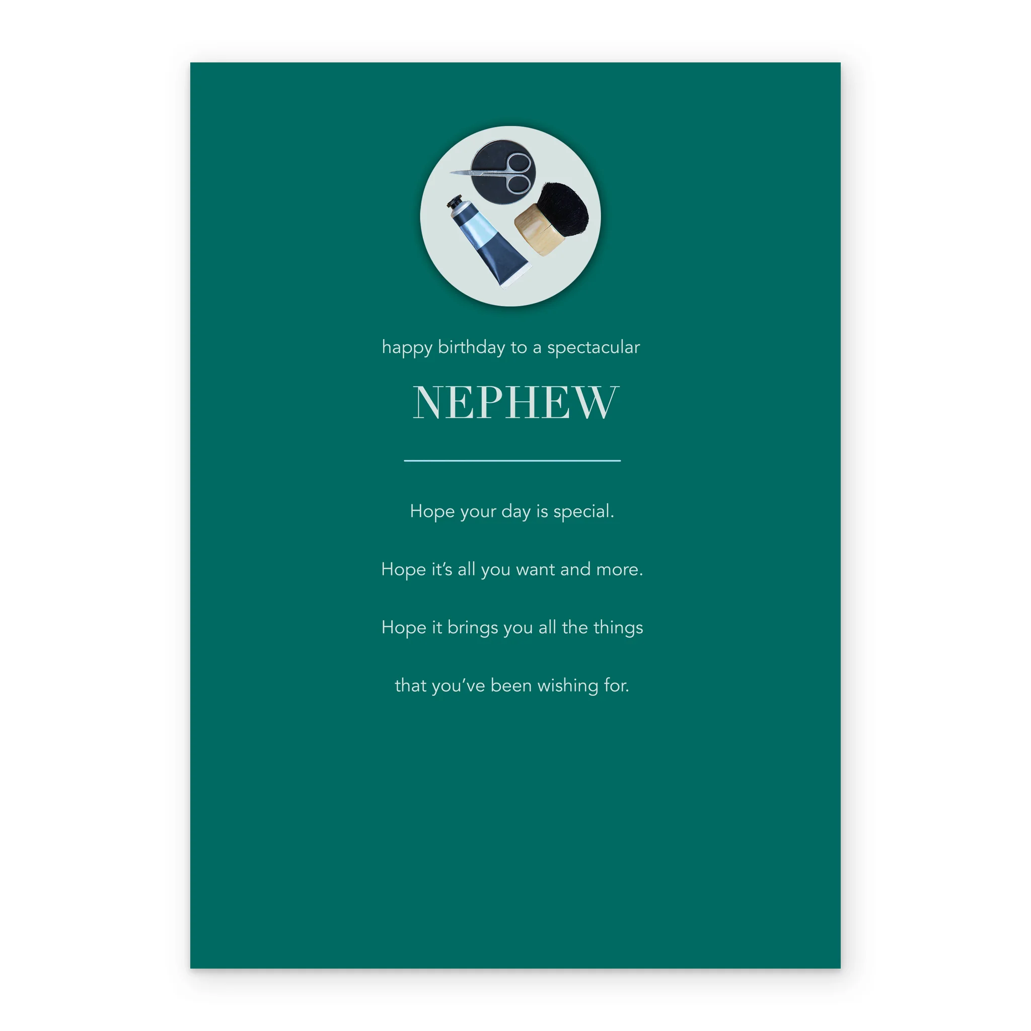 Personalised Nephew Text Birthday Card - Image 2