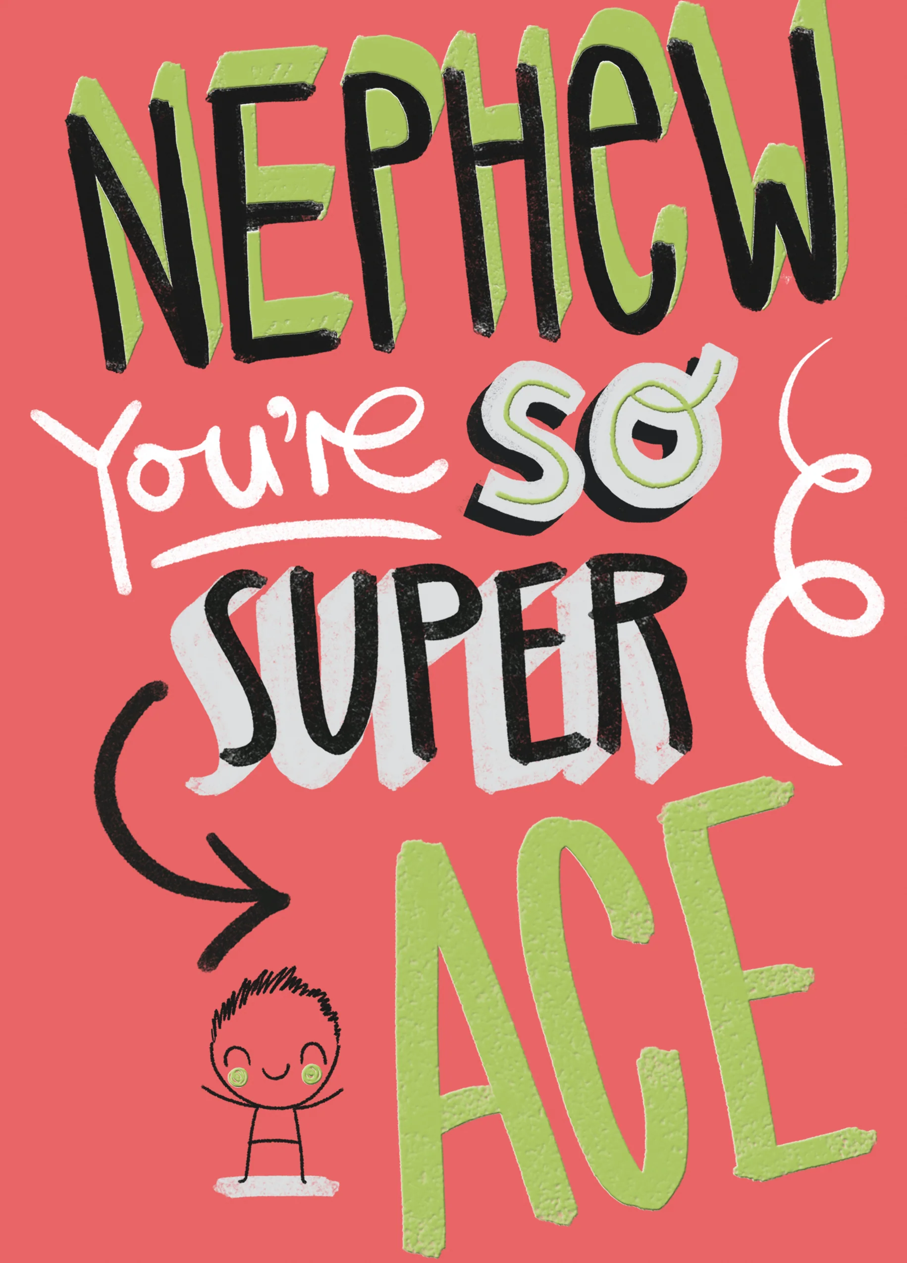 Personalised Nephew You're Ace Birthday Card