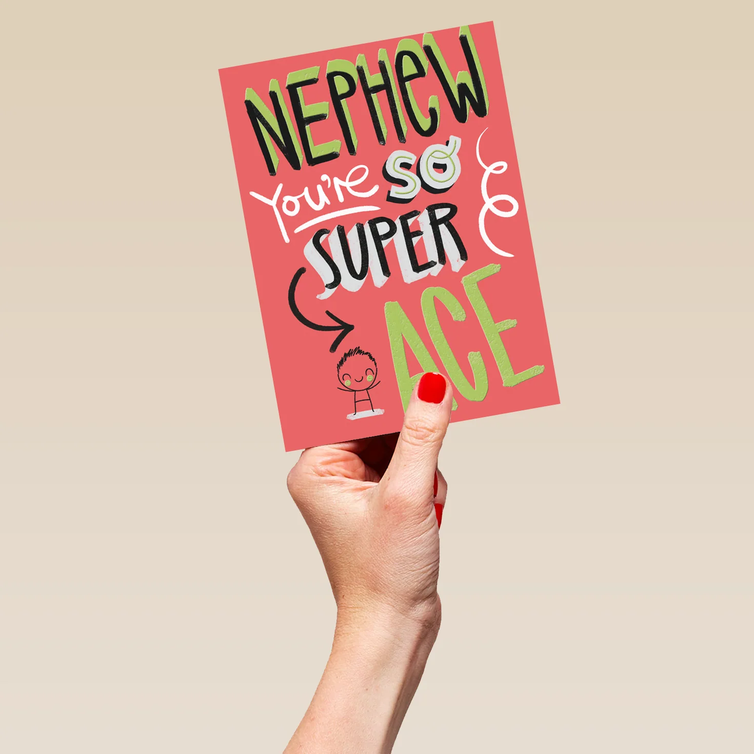 Personalised Nephew You're Ace Birthday Card - Image 5