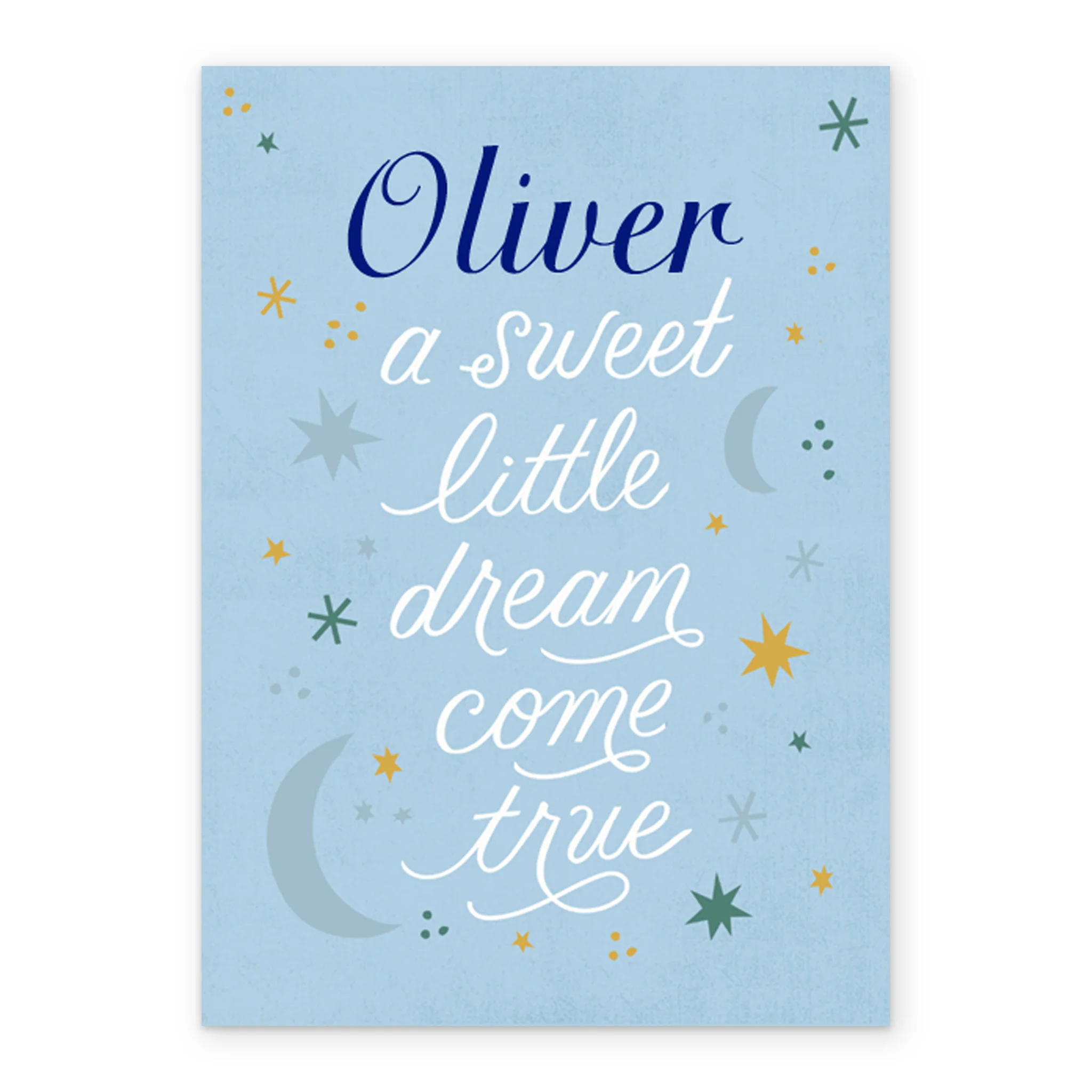 Personalised New Baby Boy Card - Image 2