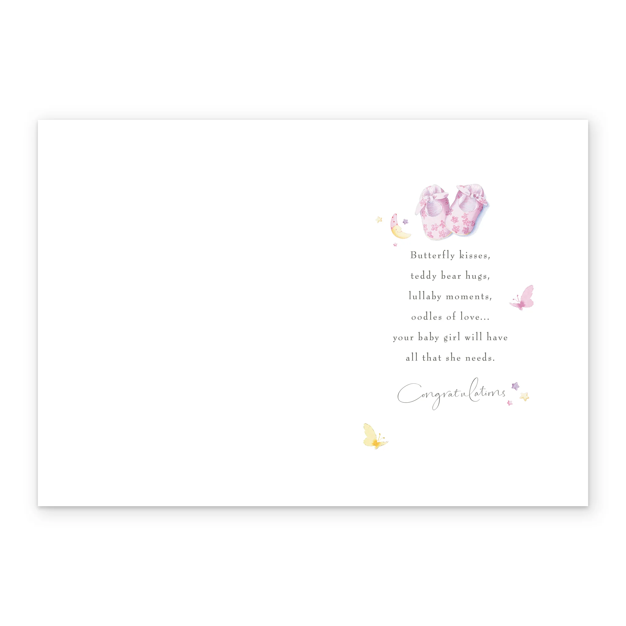 Personalised New Baby Girl Card - Image 3