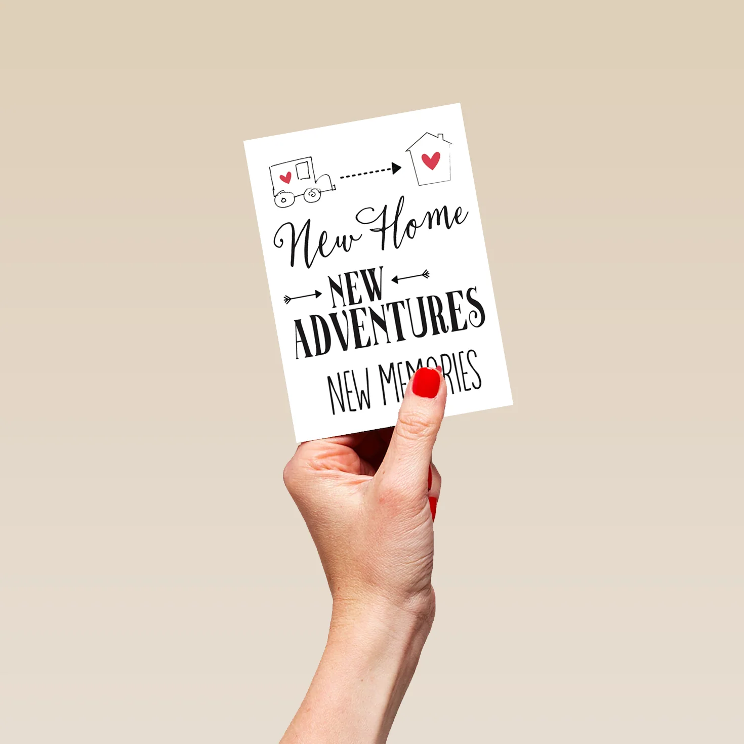 Personalised New Home New Adventures Moving in Together Card - Image 4