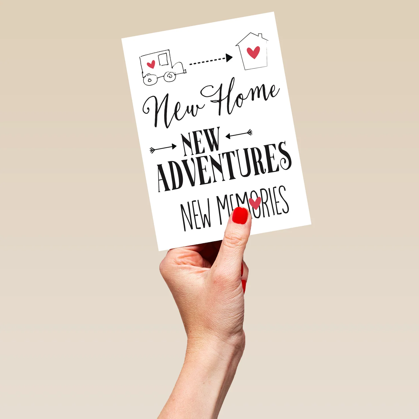 Personalised New Home New Adventures Moving in Together Card - Image 5