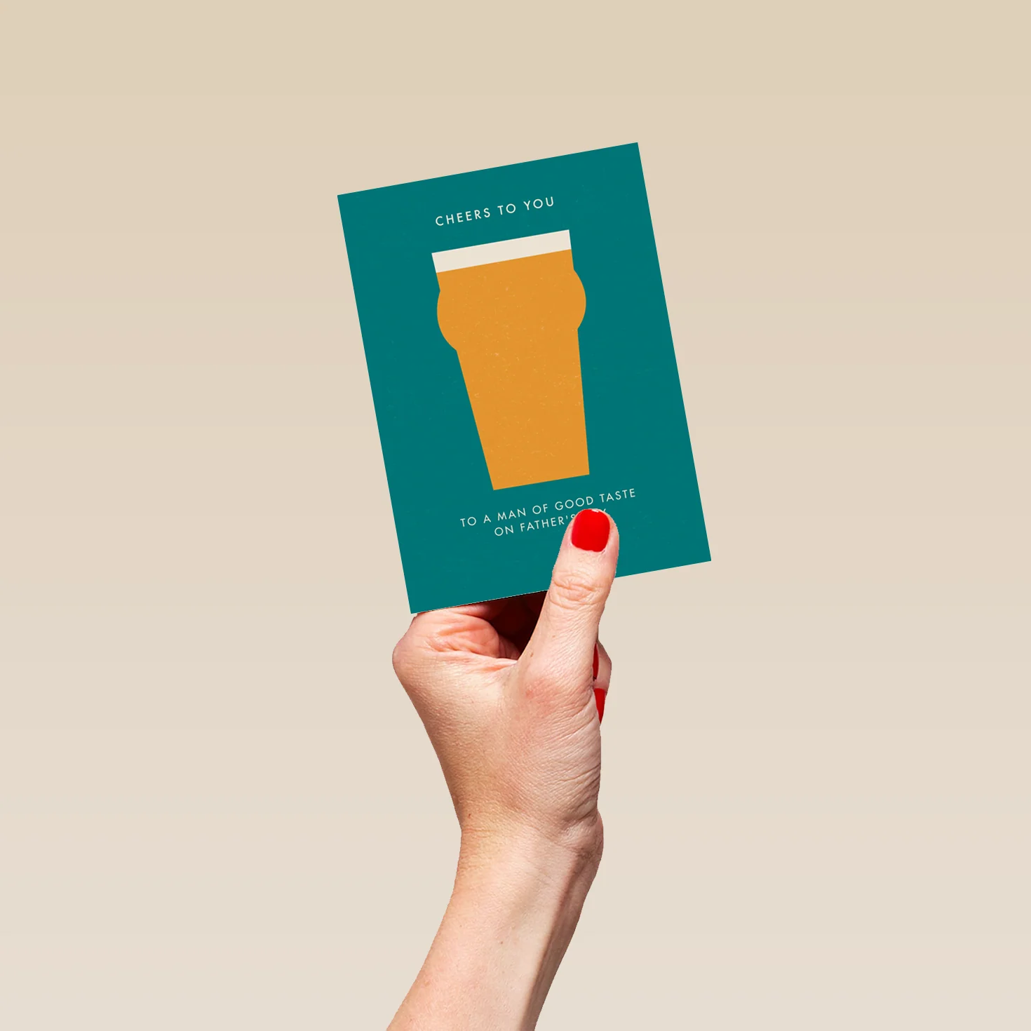 Personalised Nice Pint Of Ale Happy Father's Day Card - Image 4