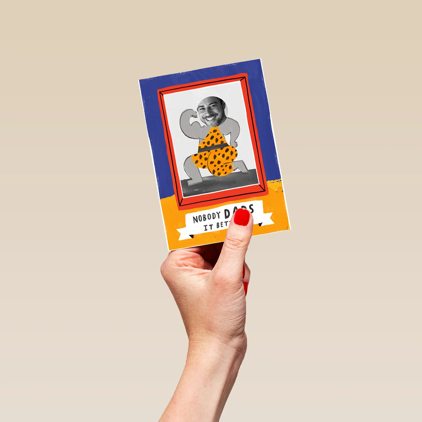 Personalised Nobody Dads It Better Father's Day Photo Card - Image 4