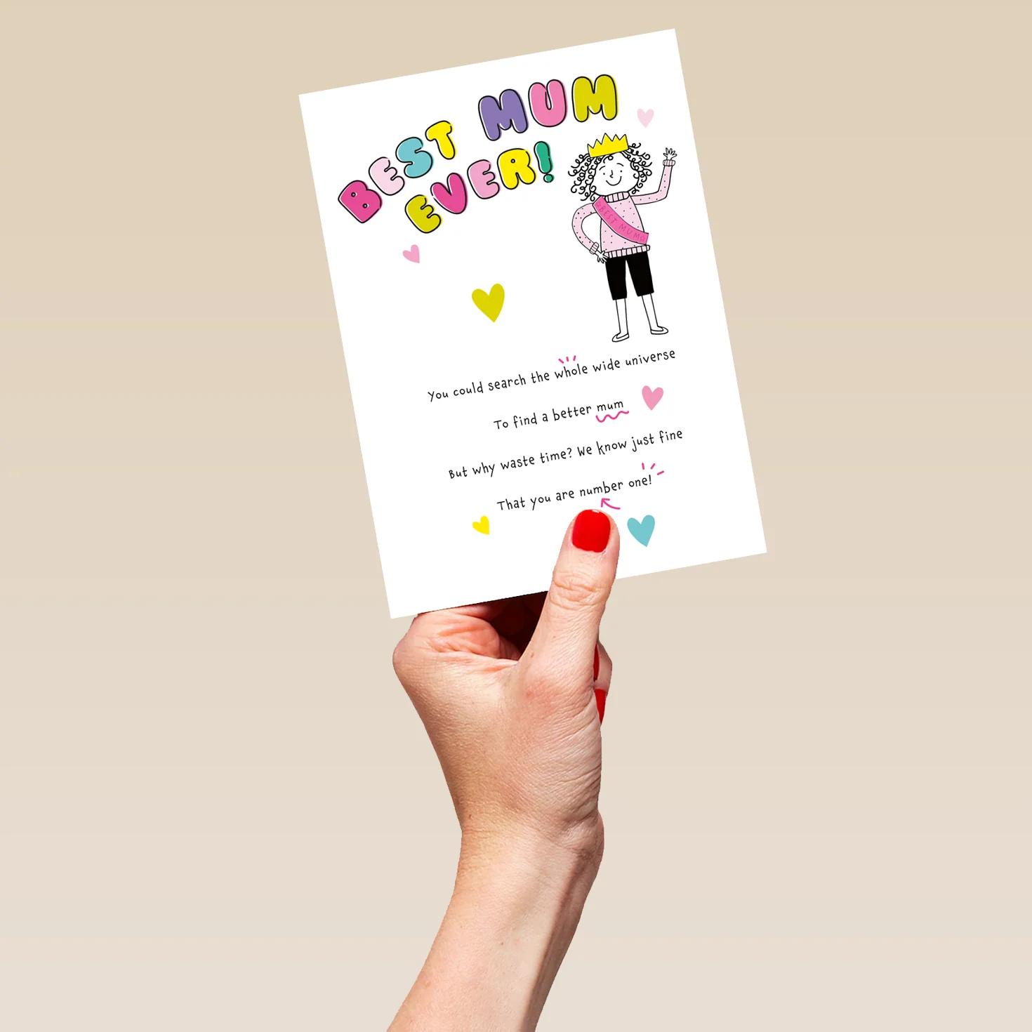 Personalised 'Number One' Birthday Card for Mum - Image 5