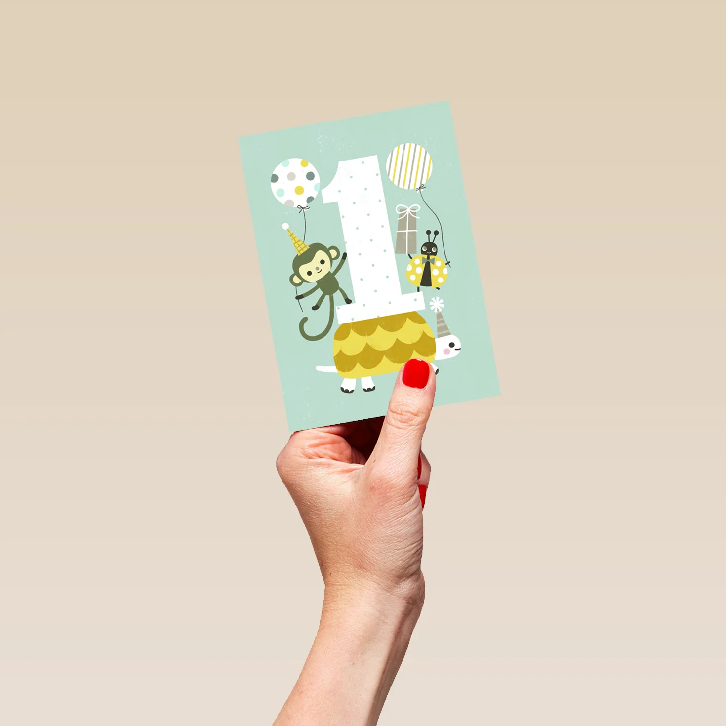 Personalised On Your 1st Birthday Card - Image 4