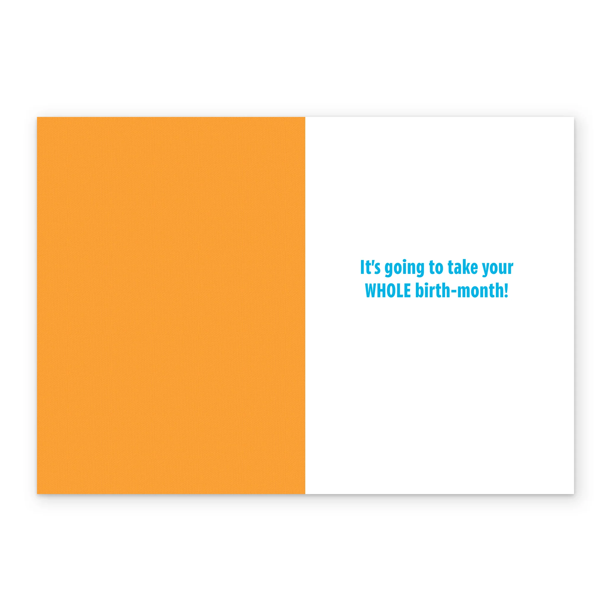 Personalised 'One Day Isn't Enough' Text-Led Birthday Card - Image 3