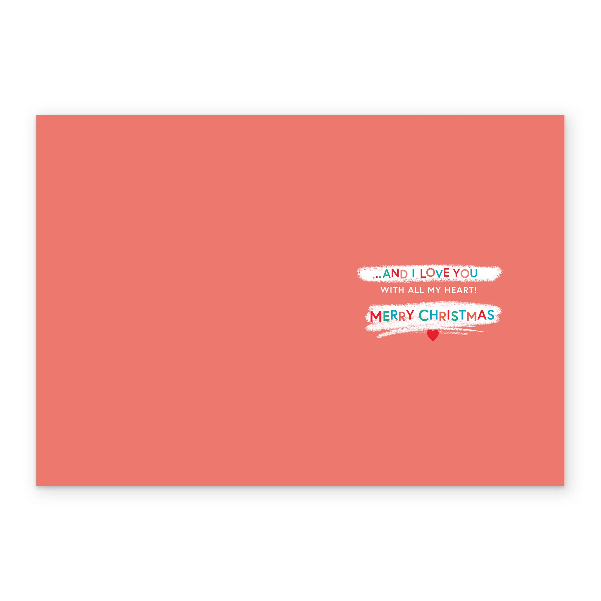 Personalised Forever Friends Christmas Card for the One I Love - Image 3