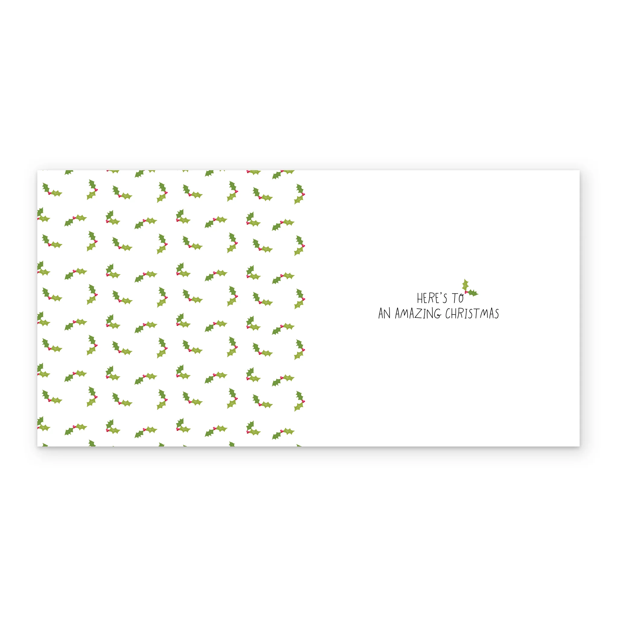 Personalised One I Love Funny Christmas Puddings Christmas Card - Image 3