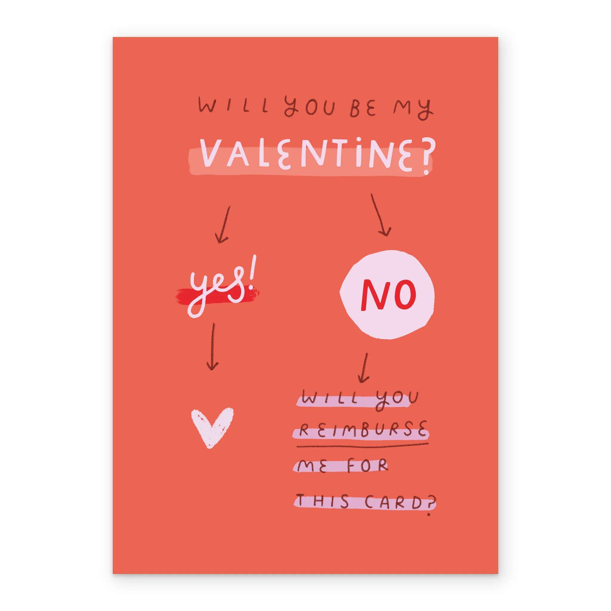 Personalised One I Love Funny Decision Valentine's Day Card - Image 2