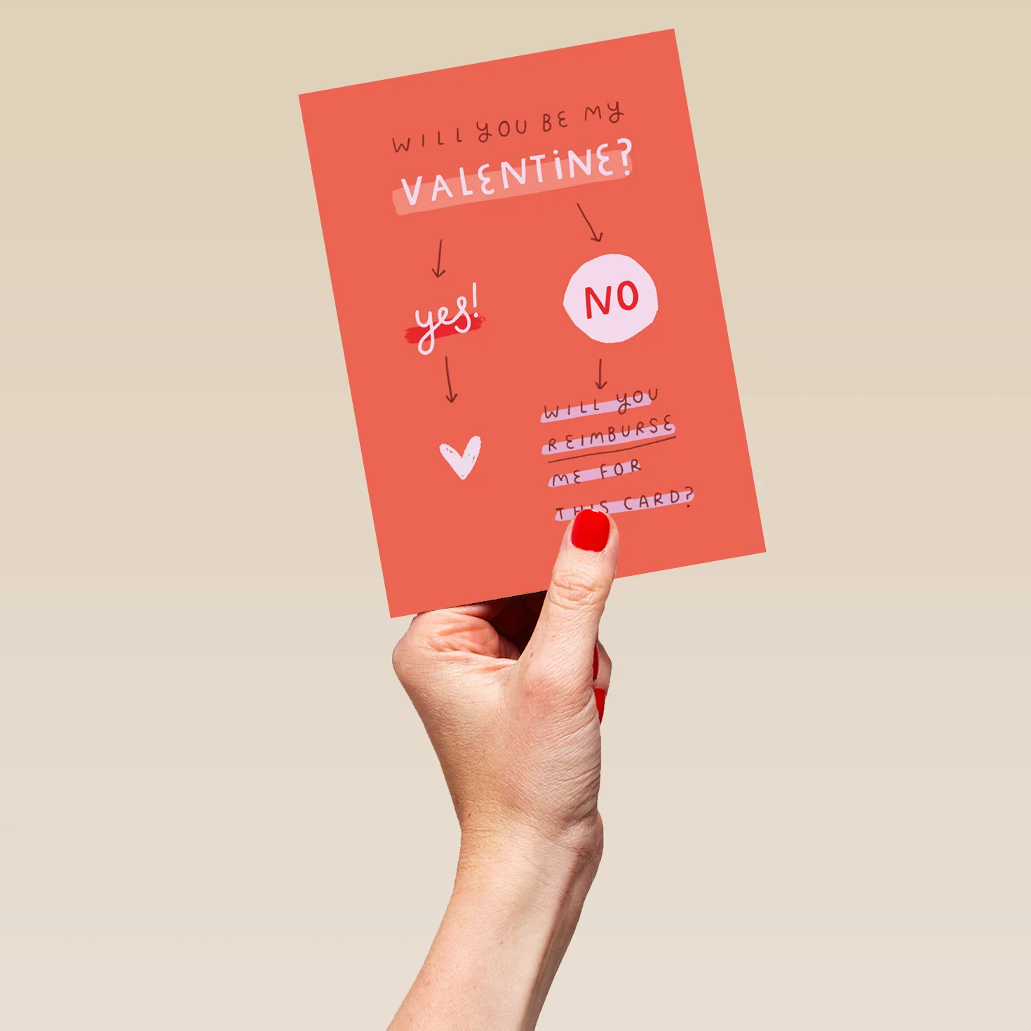 Personalised One I Love Funny Decision Valentine's Day Card - Image 5