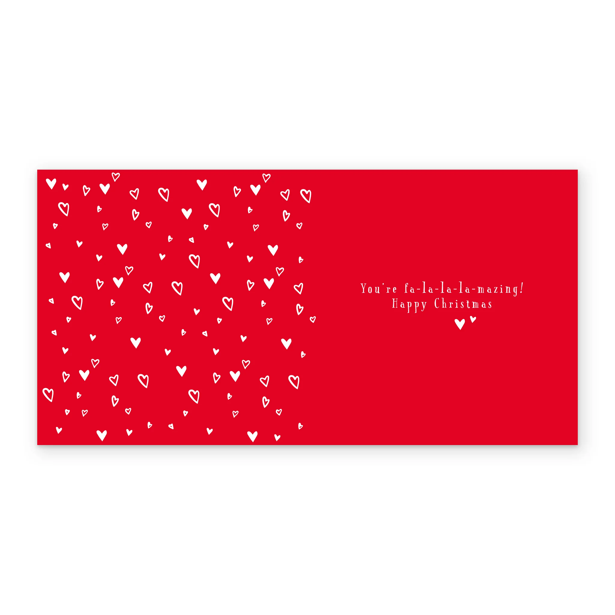 Personalised One I Love Funny Trees Christmas Card - Image 3