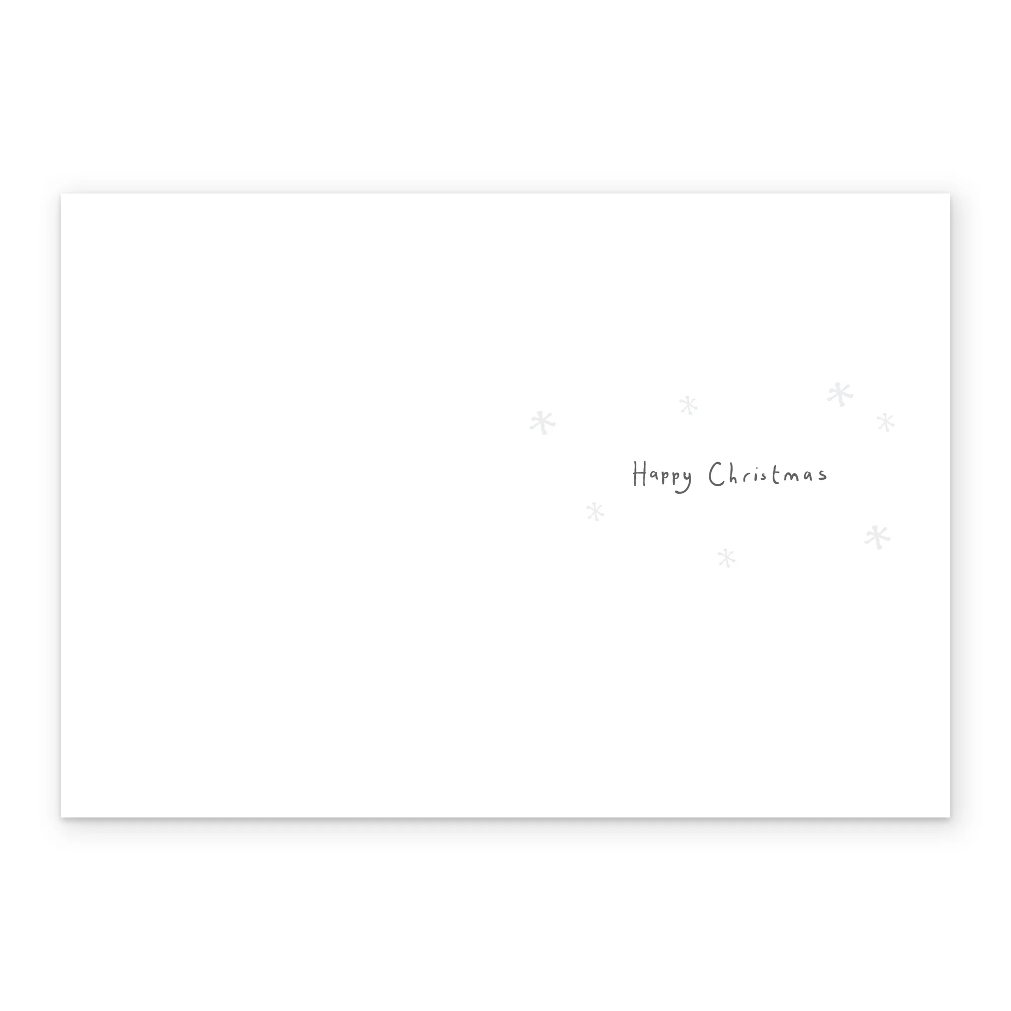 Personalised One I Love Heart Wreath Photo Christmas Card - Image 3