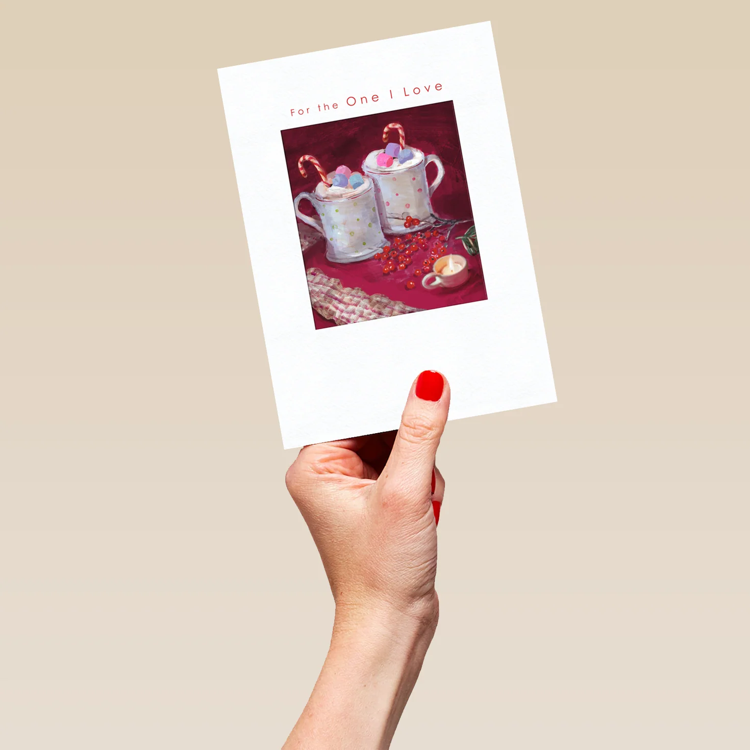 Personalised One I Love Hot Chocolate Christmas Card - Image 5