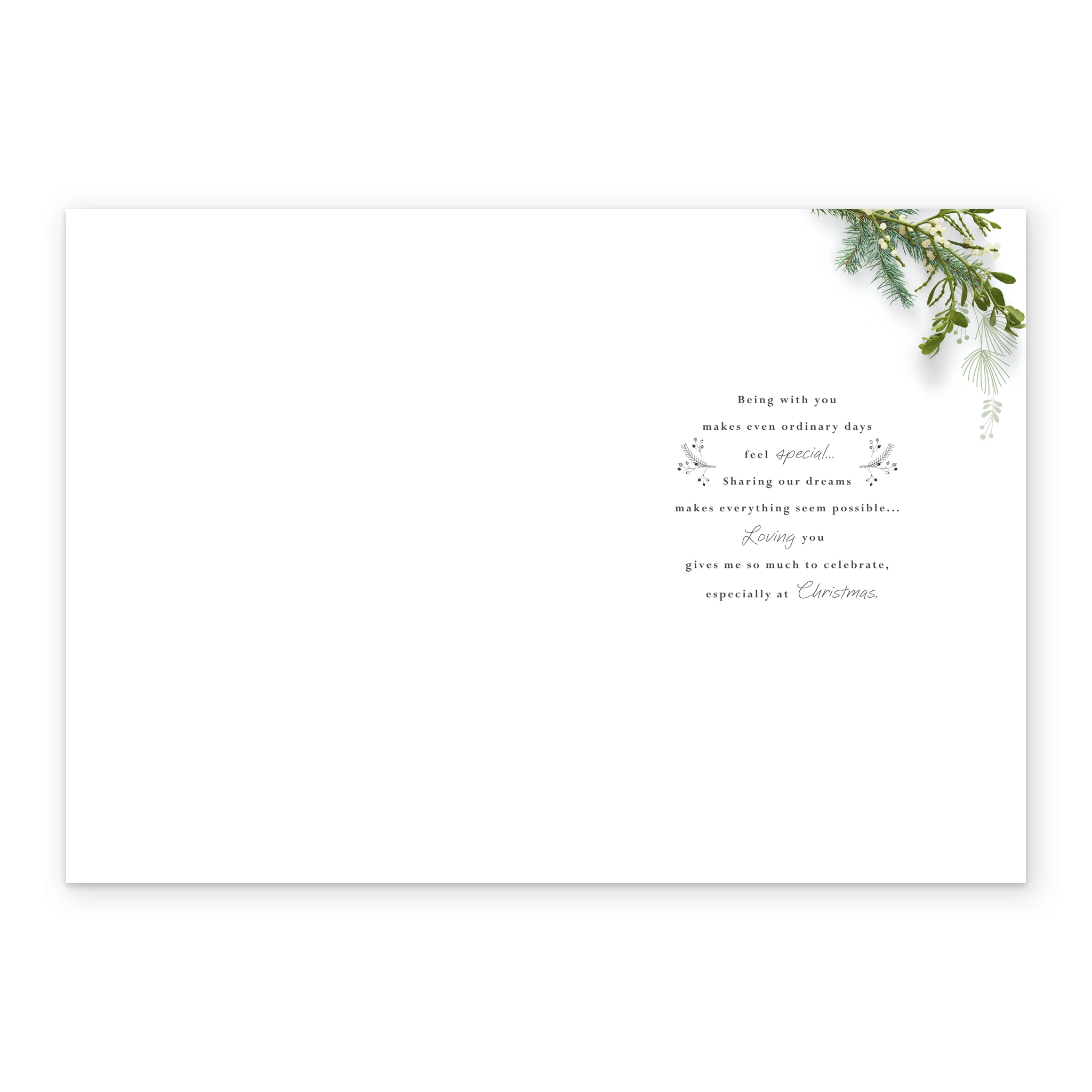 Personalised One I Love Stag Doe Deer Traditional Christmas Card - Image 3