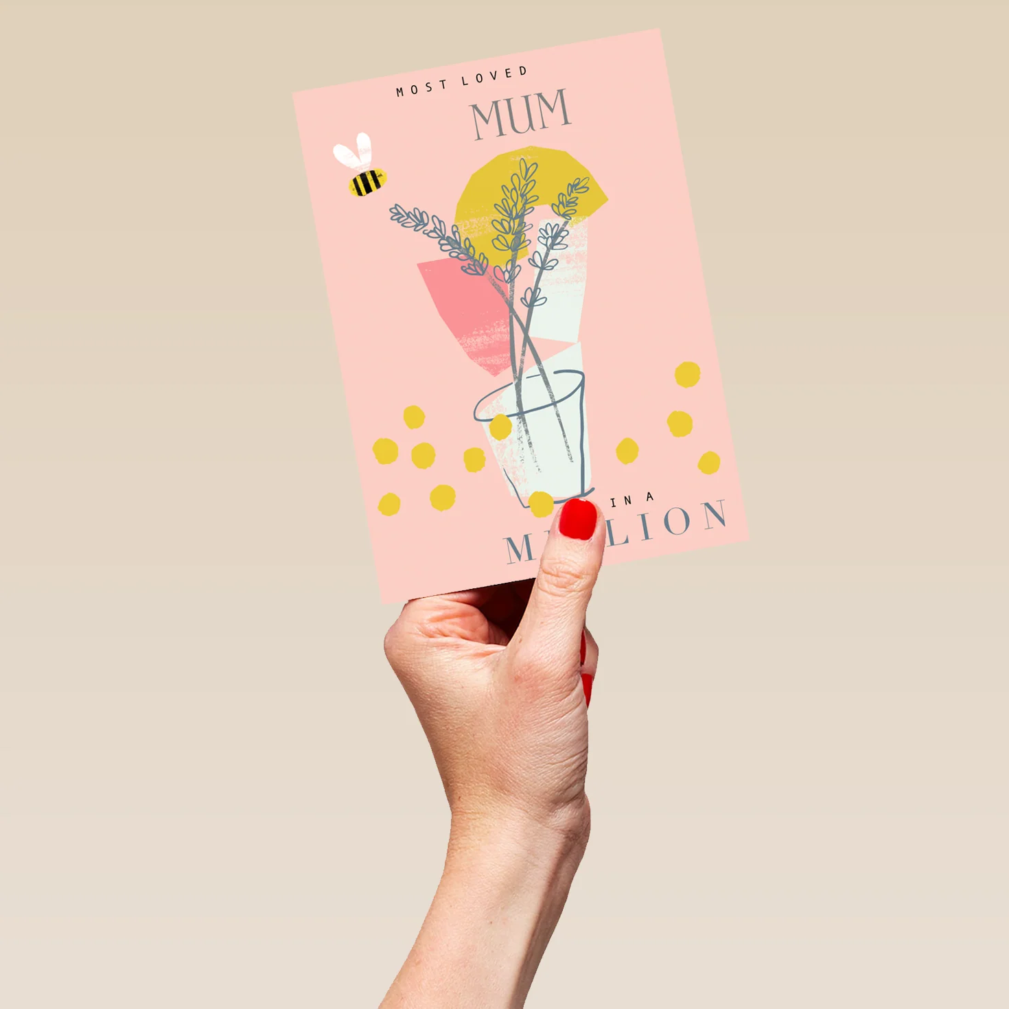 Personalised One In A Million Mother's Day Card For Mum - Image 5