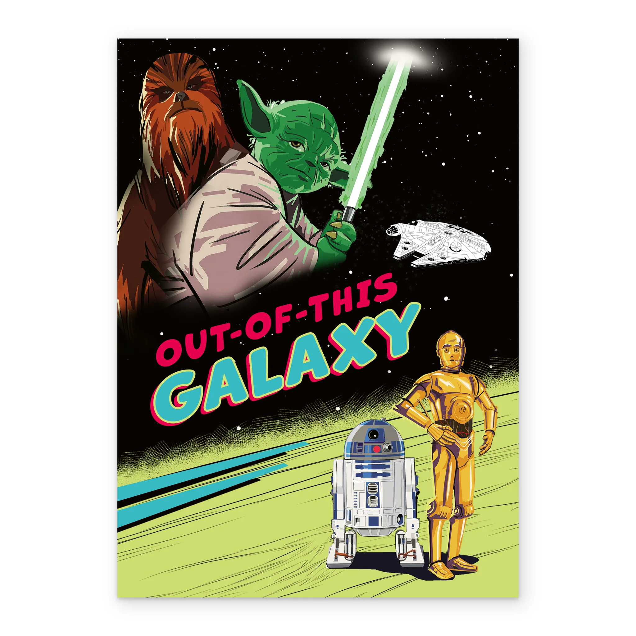 Personalised Original STAR WARS™️ 'Out-of-This-Galaxy' Design Birthday Card - Image 2
