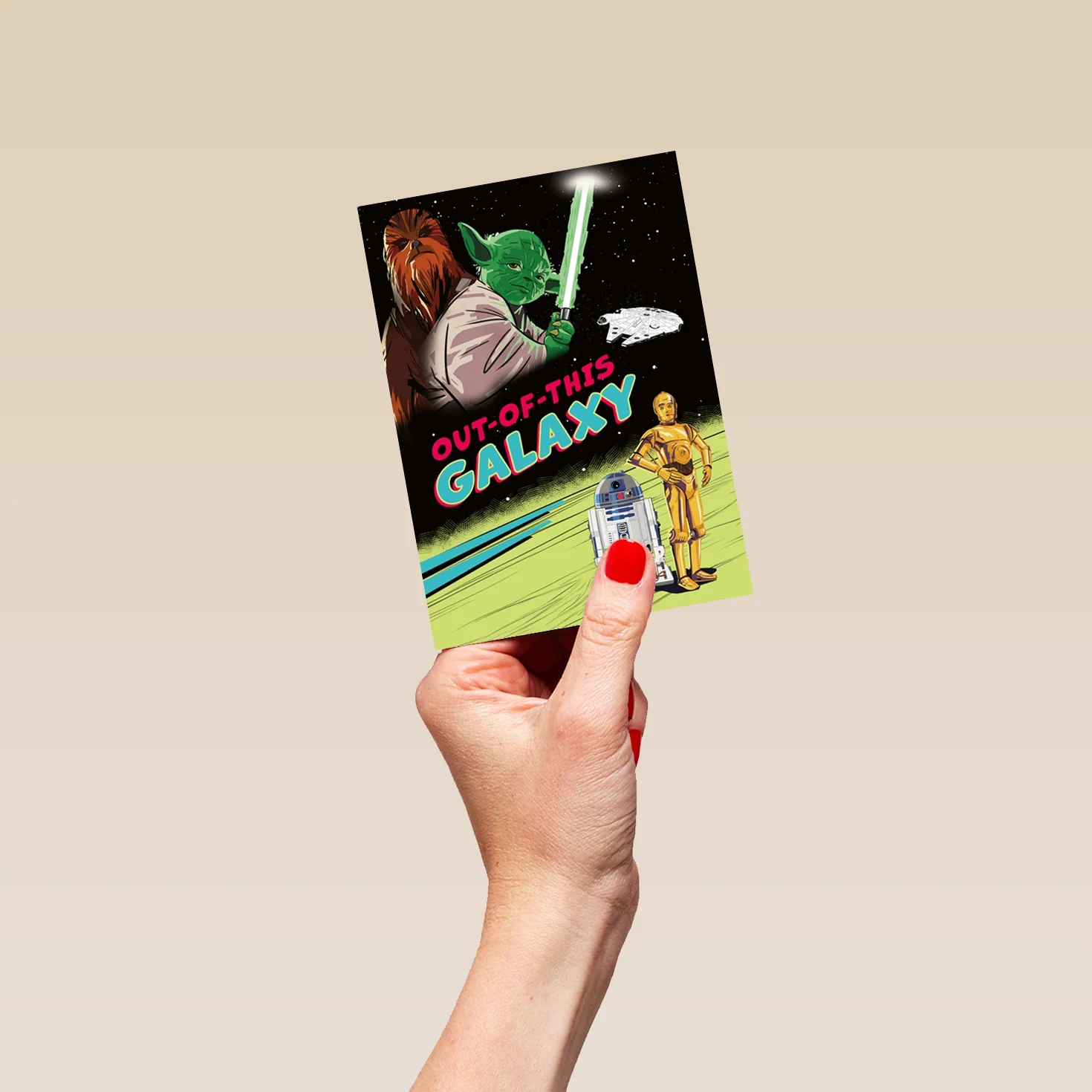 Personalised Original STAR WARS™️ 'Out-of-This-Galaxy' Design Birthday Card - Image 4