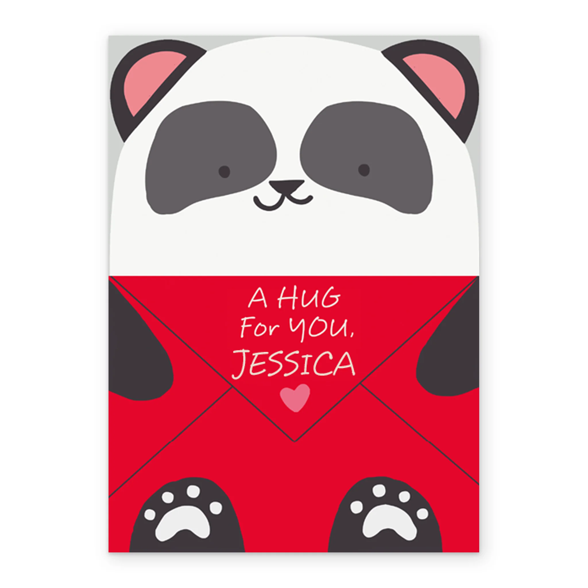 Personalised Panda Bear Card For Wife - Image 2