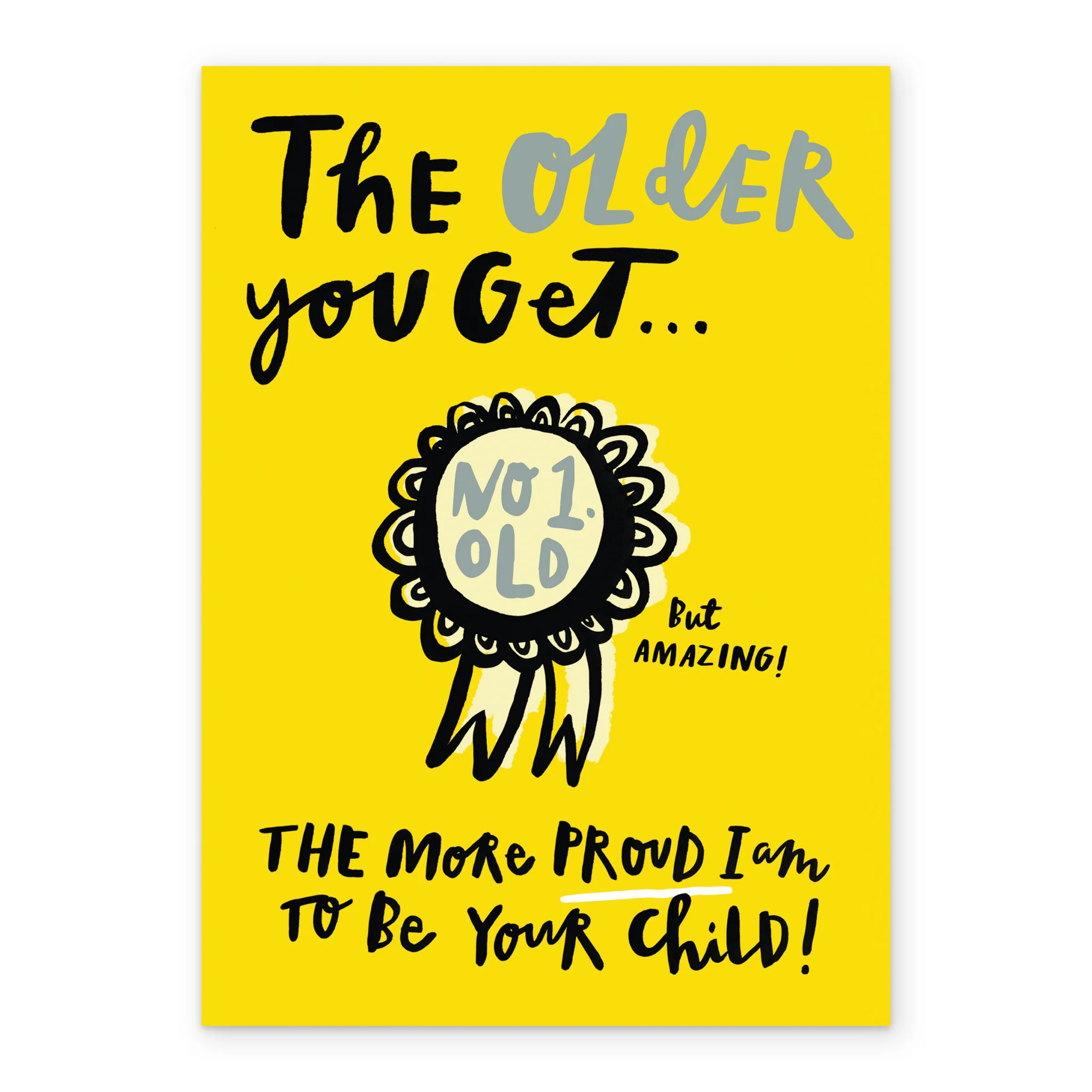 Personalised Parent Rosette Birthday Card - Image 2