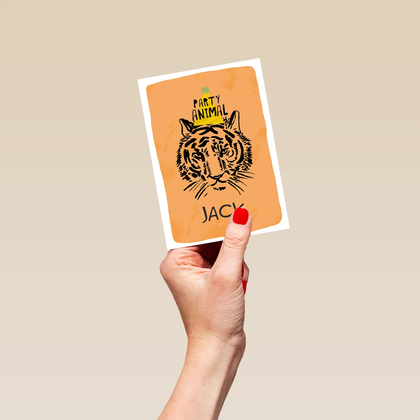 Personalised Party Animal Birthday Card - Image 4