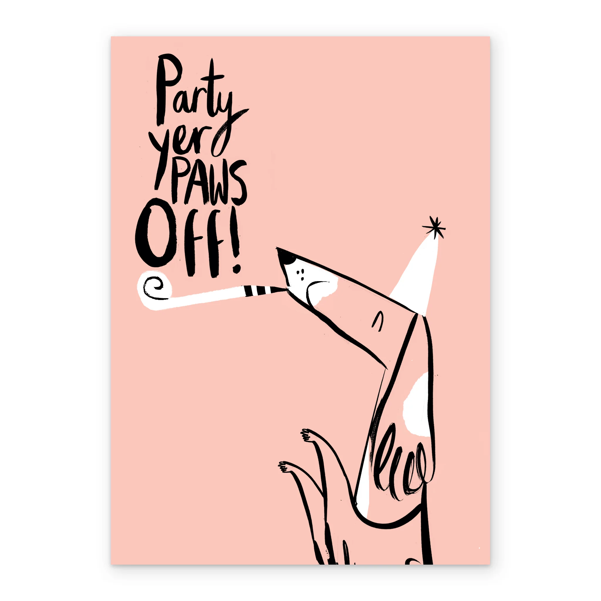 Personalised Party Paws Dog Birthday Card - Image 2