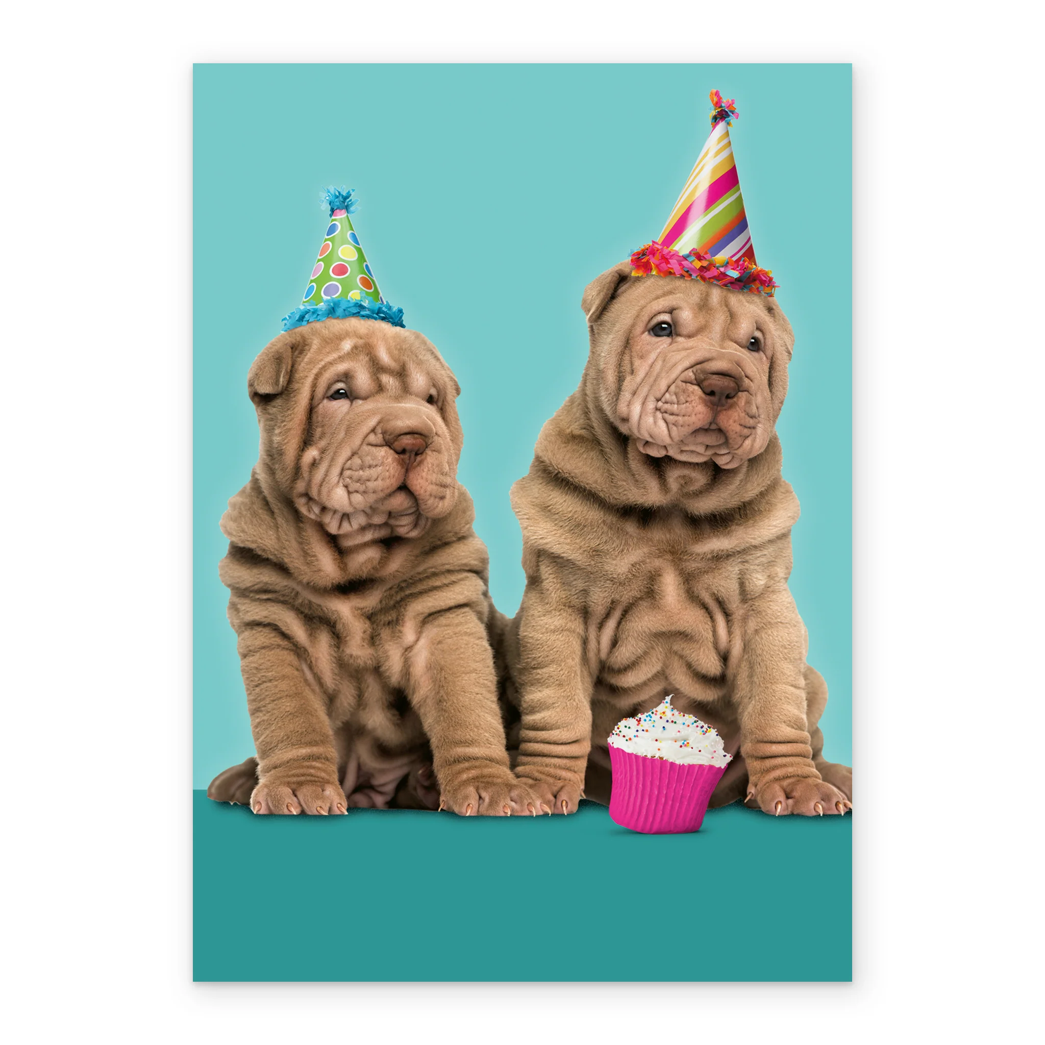 Personalised Party Puppies Birthday Card - Image 2