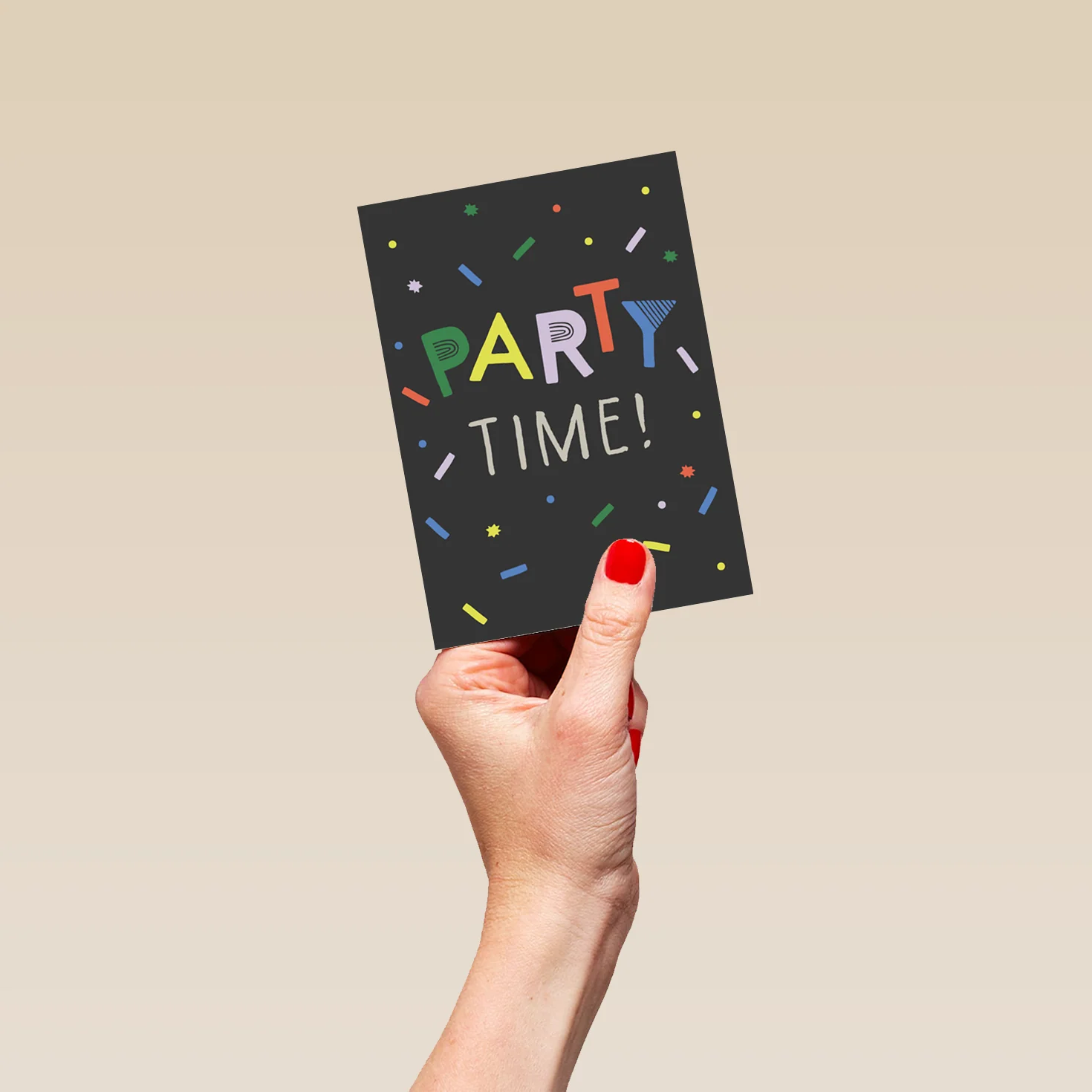 Personalised 'Party Time' 1980s Influenced Birthday Card - Image 4