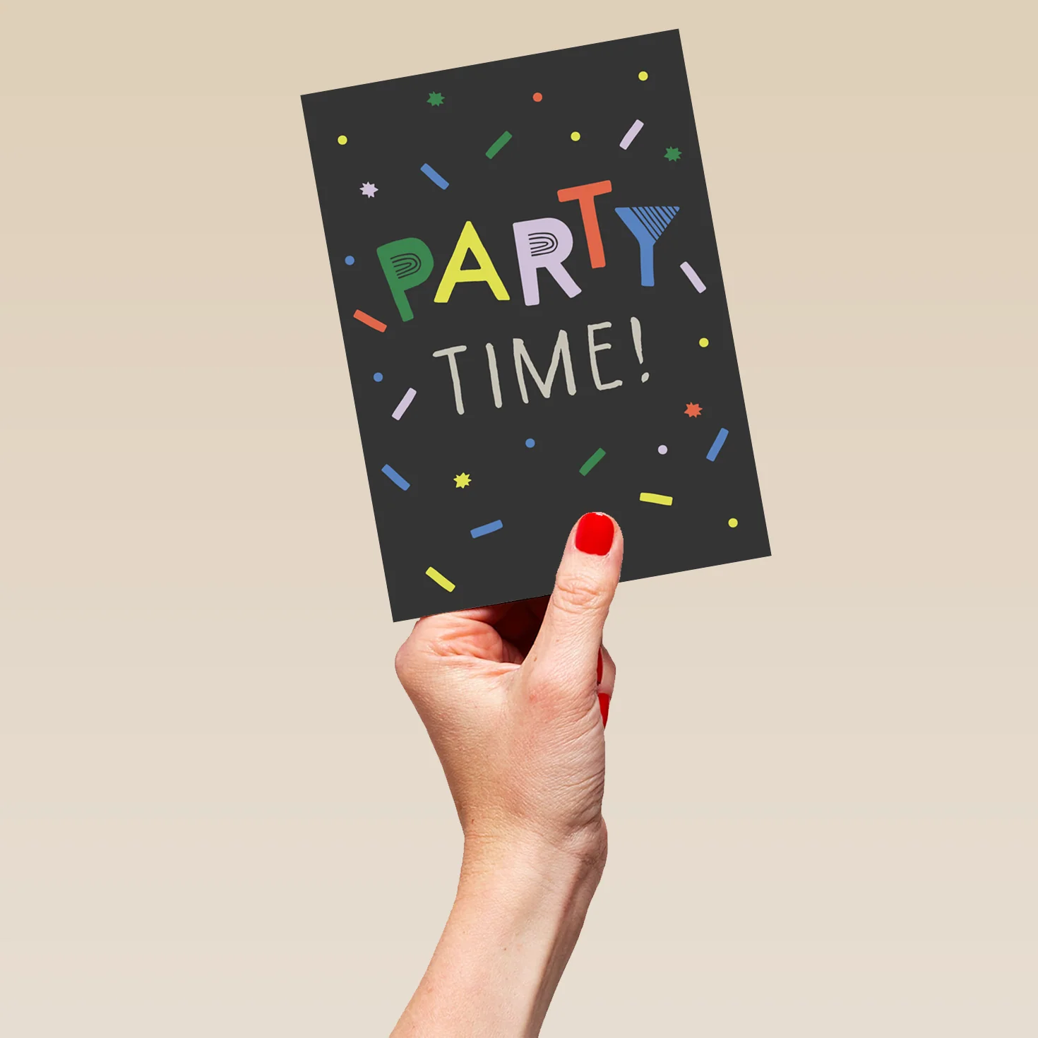 Personalised 'Party Time' 1980s Influenced Birthday Card - Image 5