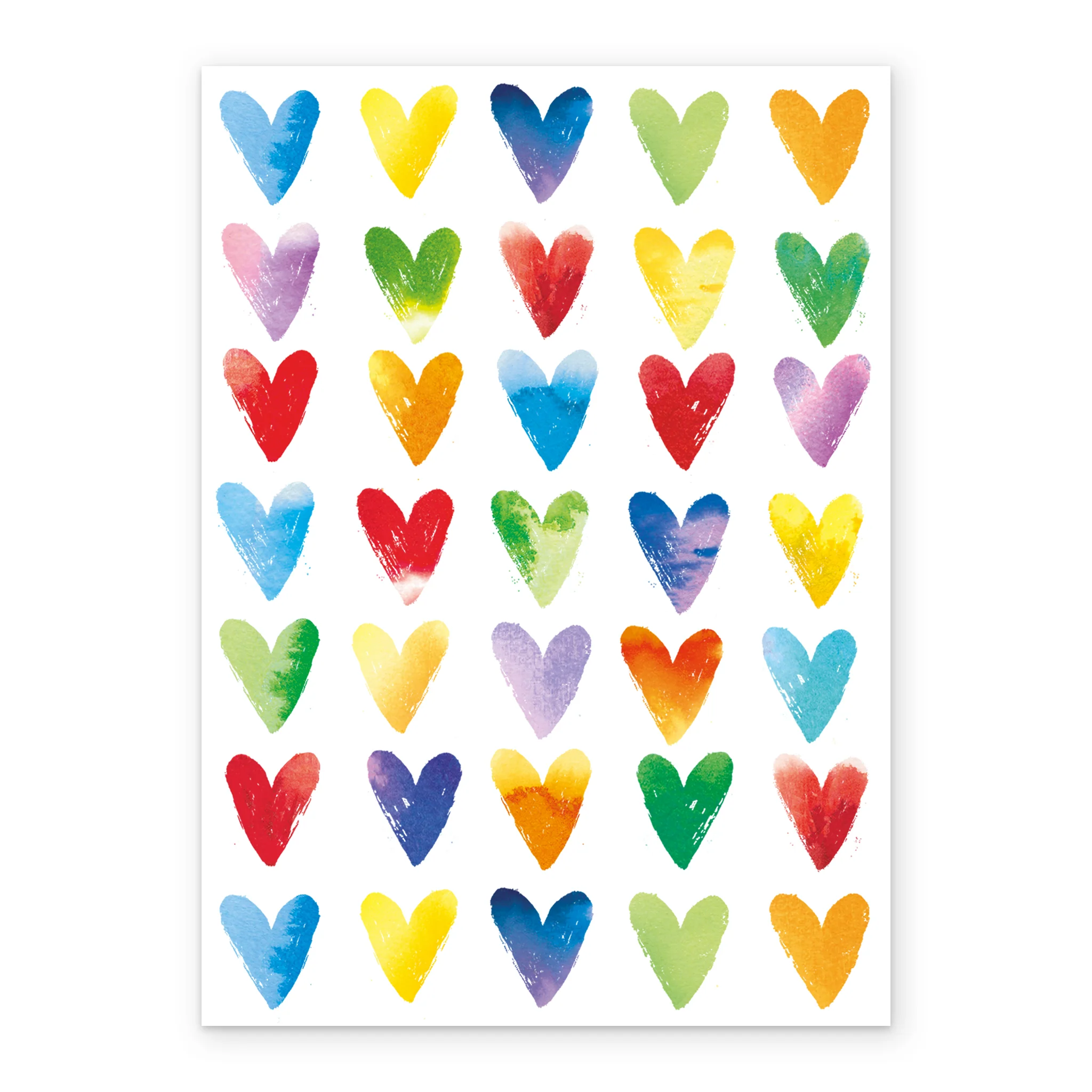 Personalised Patterned Love Heart Card - Image 2