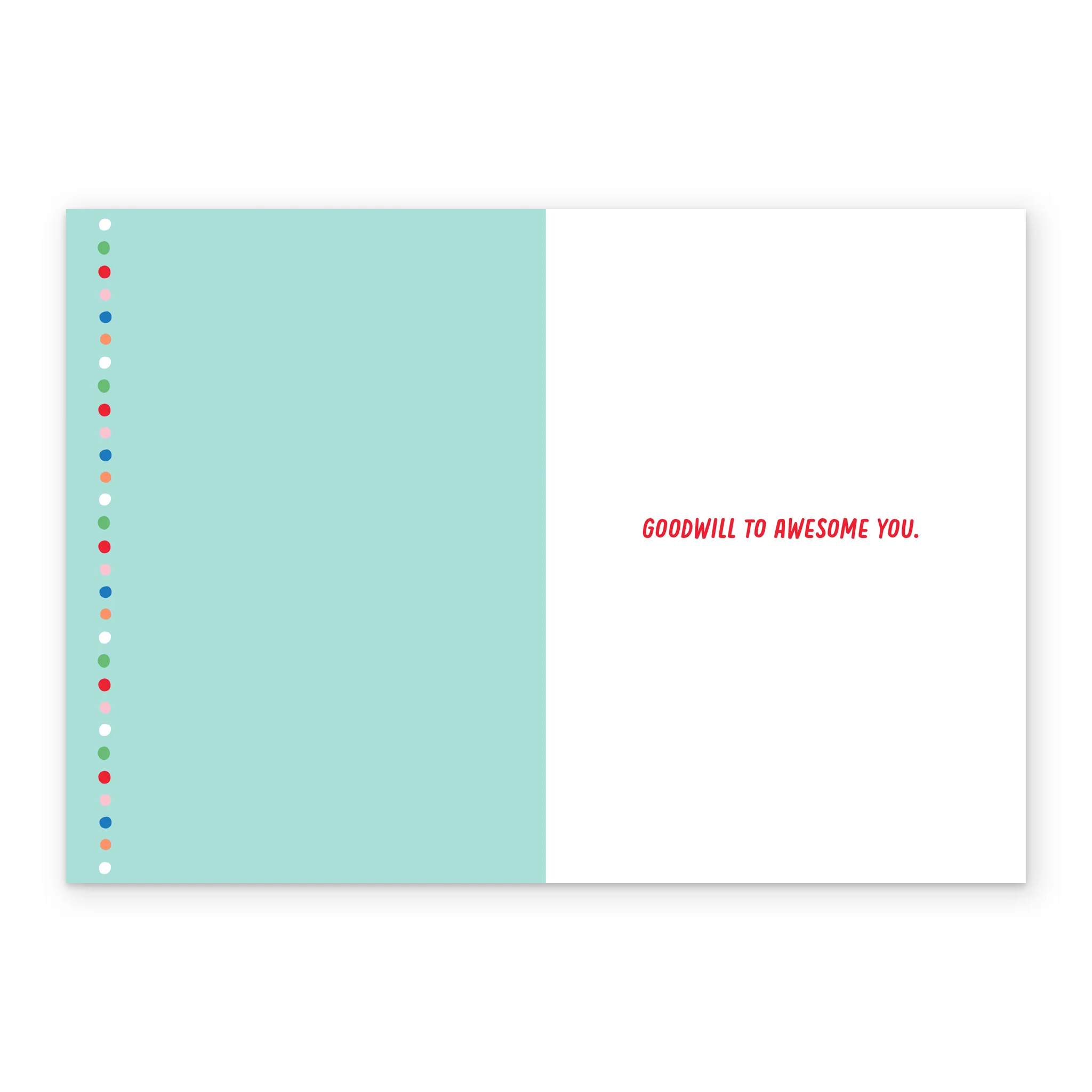 Personalised Peace Sign & Smiling Earth Kids Christmas Card - Image 3