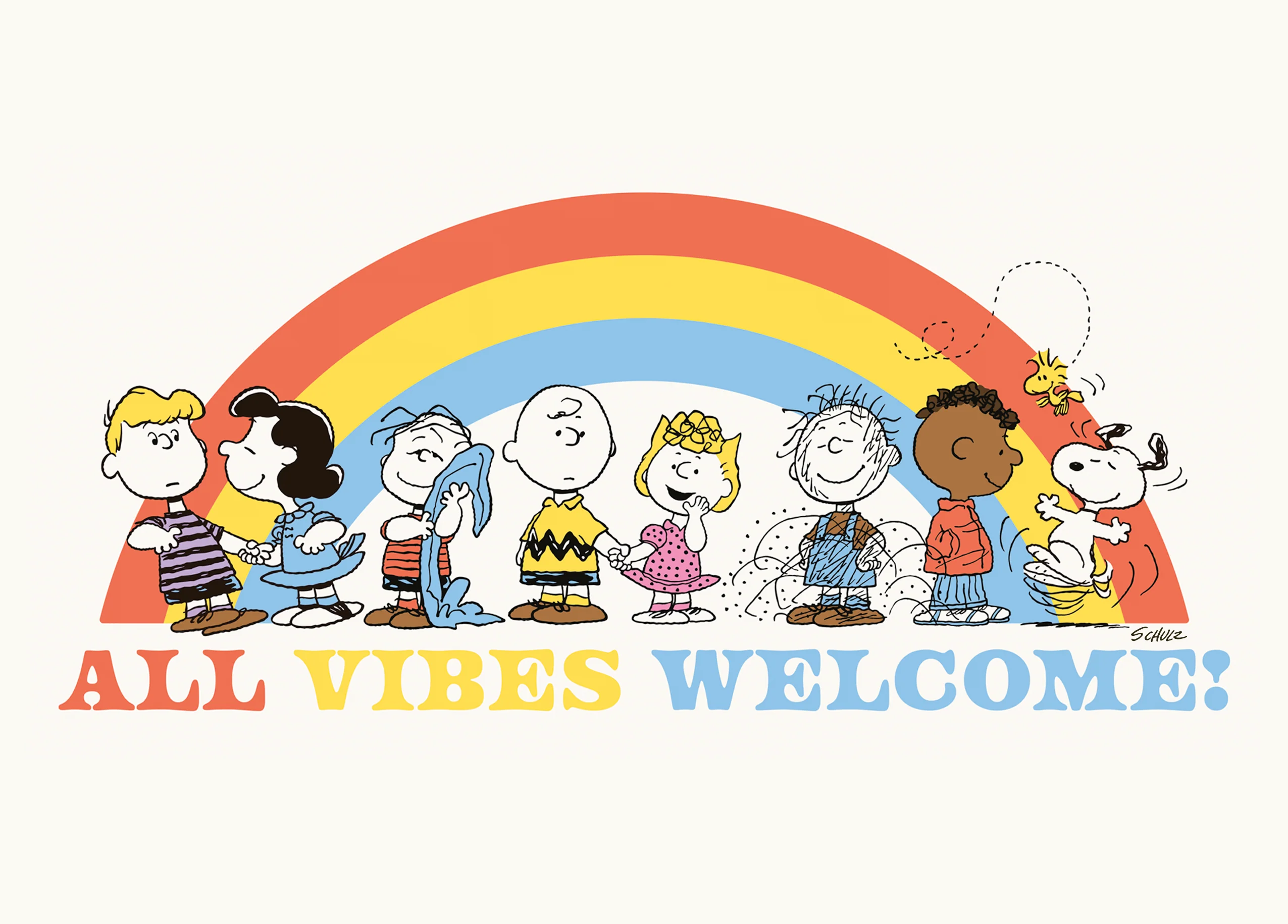 Personalised PEANUTS™ All Vibes Welcome Card